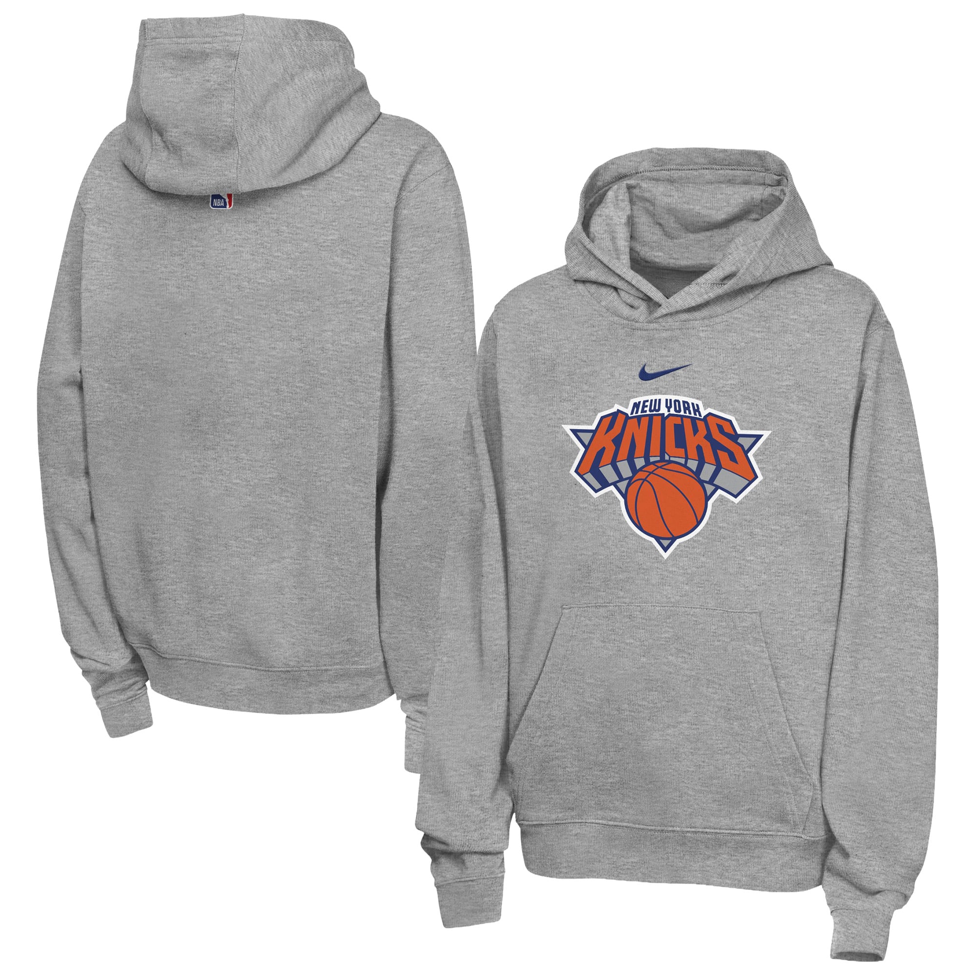 New York Knicks Nike Club Logo Pullover Hoodie - Youth