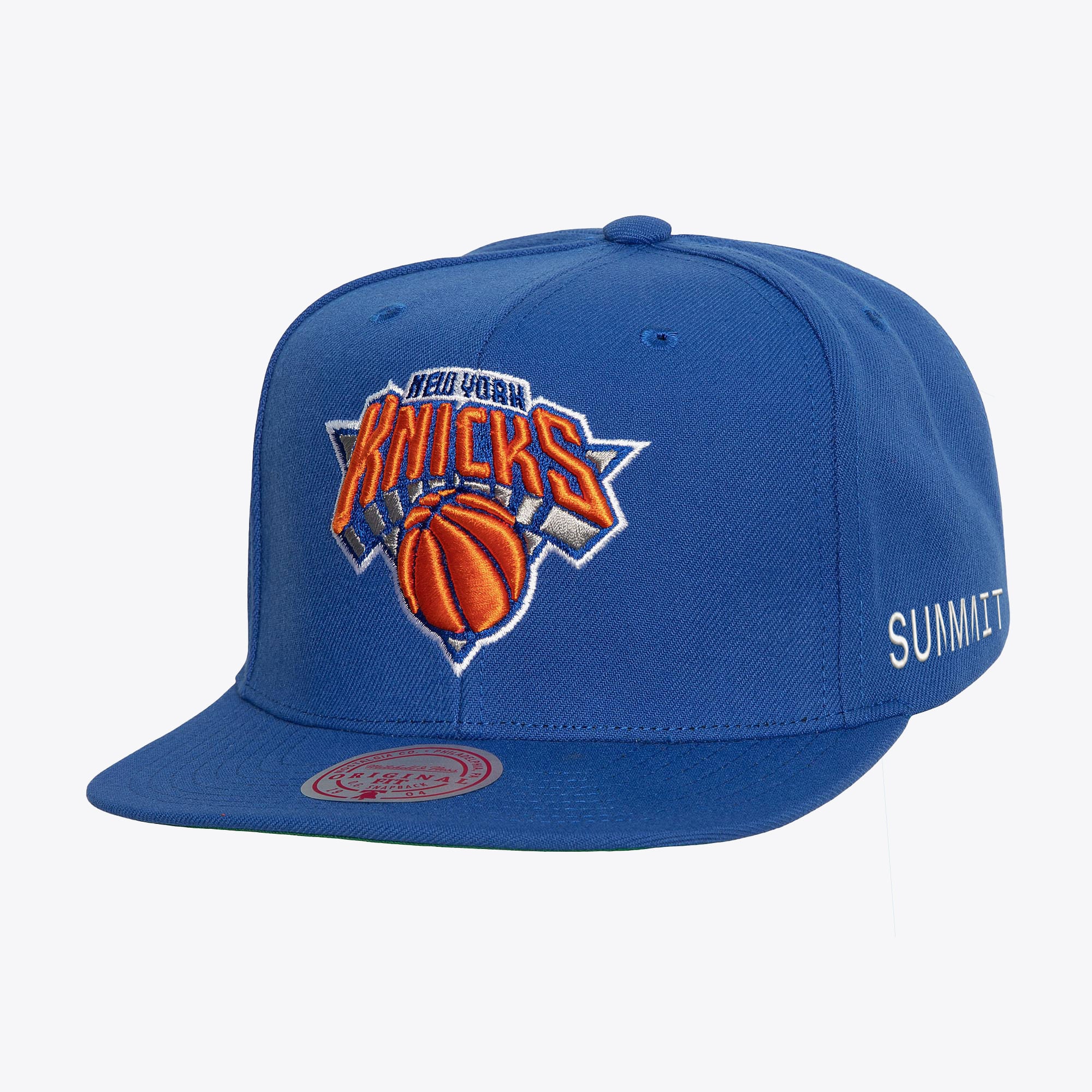 New York Knicks x SUMMIT One Vanderbilt Blue OG Snapback Hat