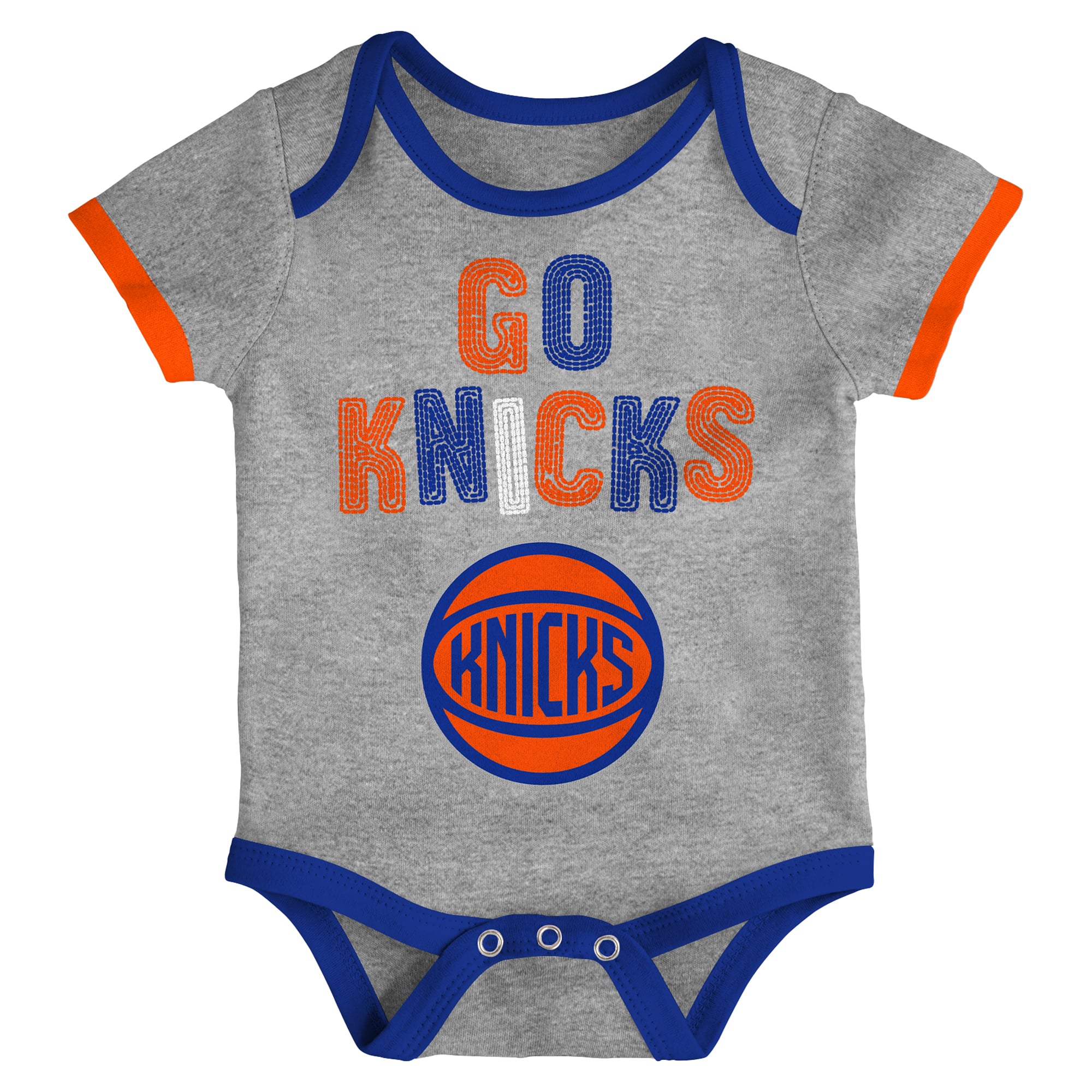 Ensemble de 3 bodies pour nouveau-nés et nourrissons Outerstuff New York Knicks Born To Ball