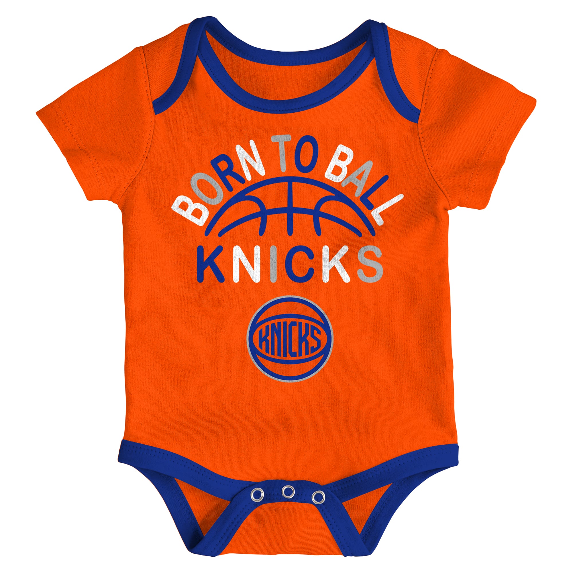 Ensemble de 3 bodies pour nouveau-nés et nourrissons Outerstuff New York Knicks Born To Ball