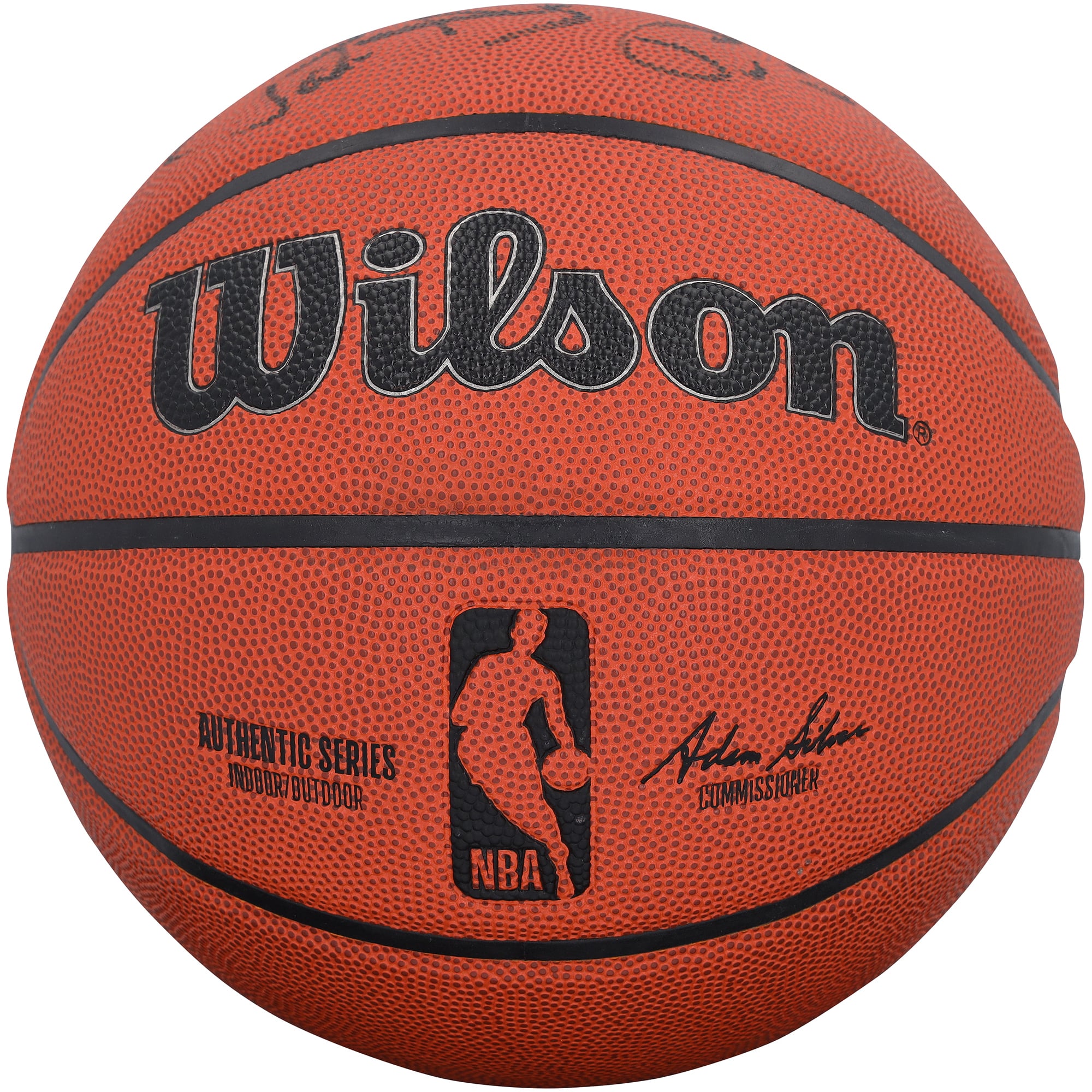 Patrick Ewing New York Knicks Autographed Wilson Authentic Series Indoor/Outdoor Basketball