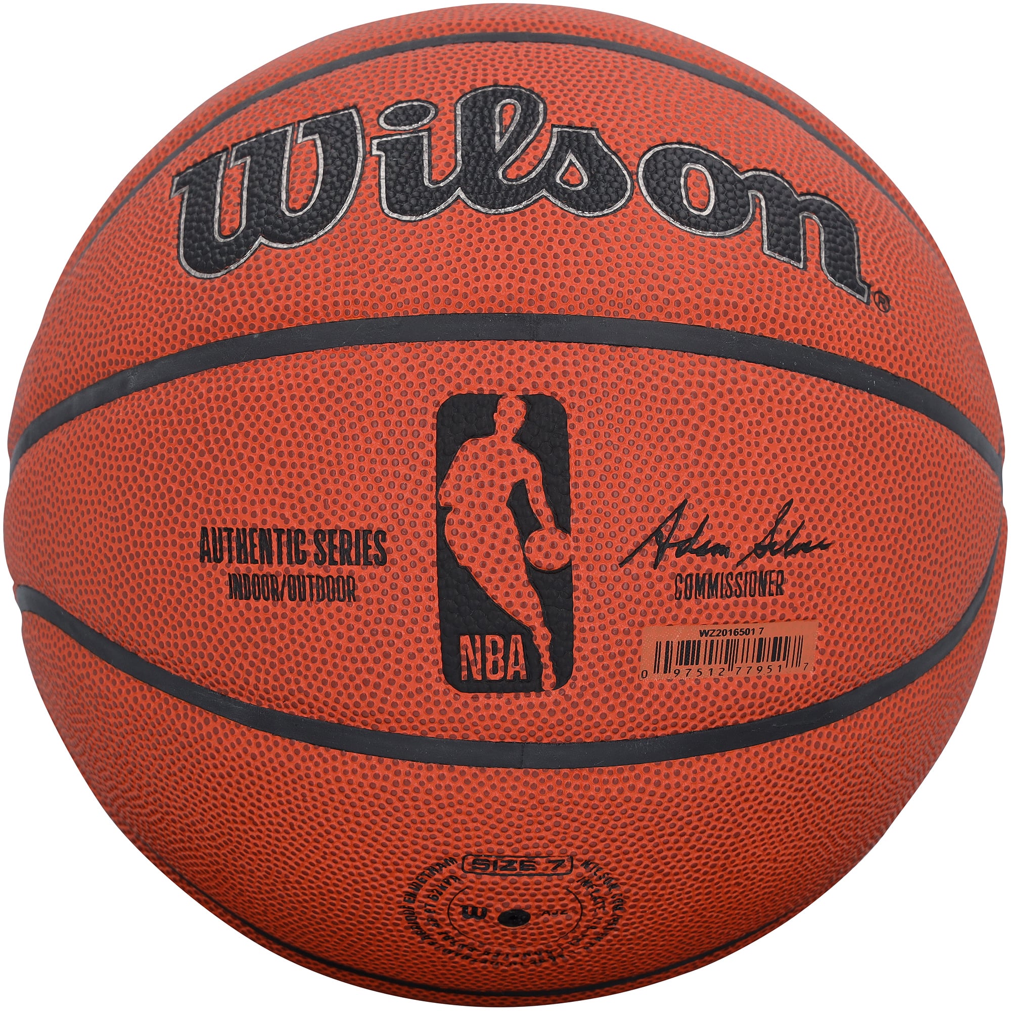 Patrick Ewing New York Knicks Autographed Wilson Authentic Series Indoor/Outdoor Basketball