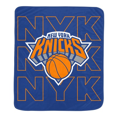 New York Knicks Pegasus Abbreviation Echo 50" x 60" Ultra Soft Blanket