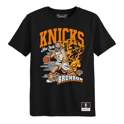 Jalen Brunson New York Knicks Mitchell & Ness Preschool Fired Up T-Shirt - Black