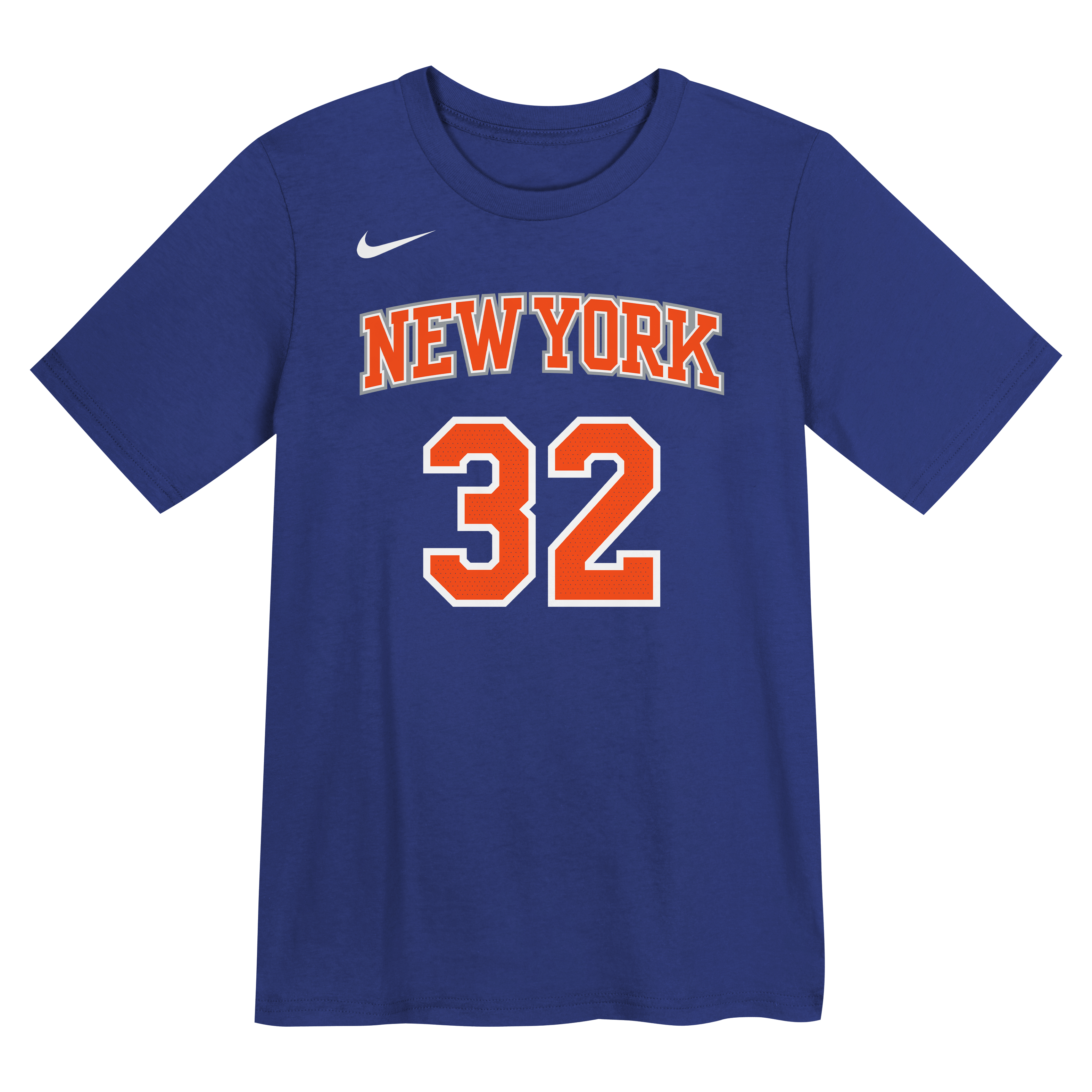 T-shirt Nike Karl-Anthony Towns bleu New York Knicks pour enfants d'âge préscolaire, avec nom et numéro emblématiques