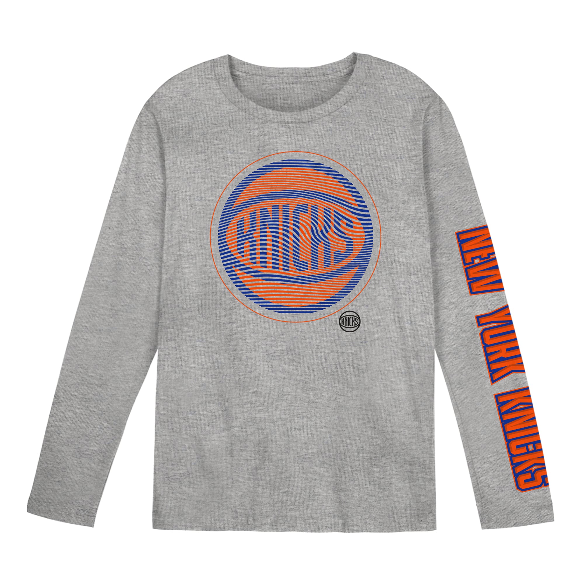 Preschool Outerstuff Gray New York Knicks Air Raid Long Sleeve T-Shirt