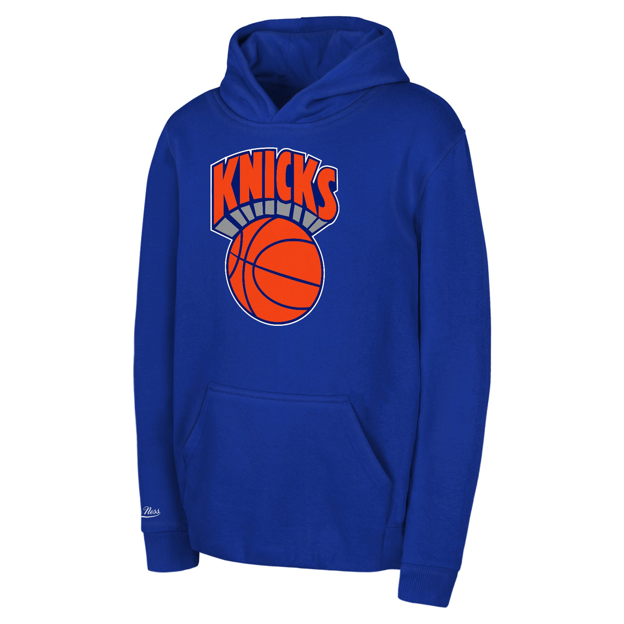Sweat à capuche bleu avec logo rétro des New York Knicks pour tout-petits, Mitchell & Ness