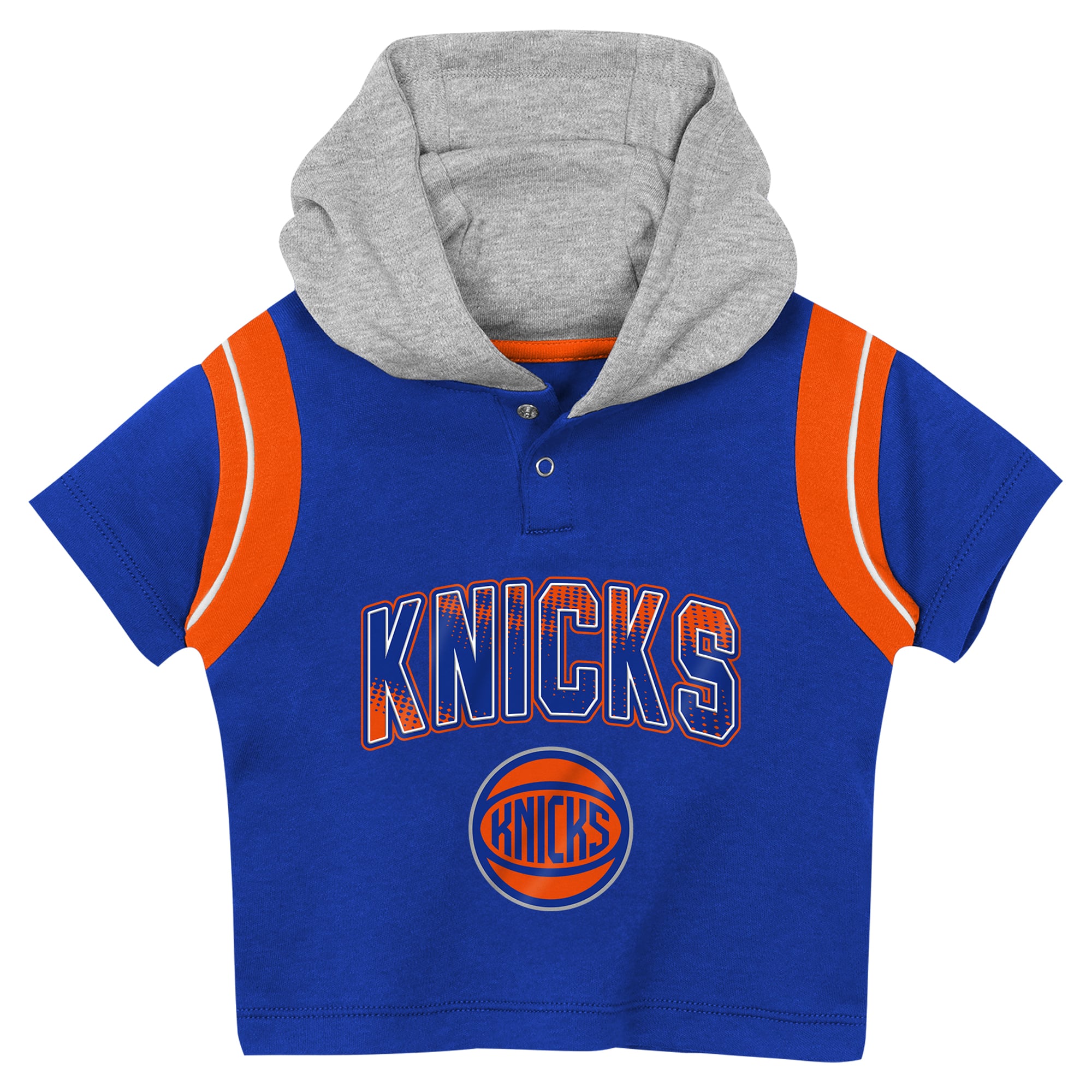 Toddler Outerstuff Blue New York Knicks Get Back Short Sleeve Hoodie & Shorts Two-Pack Set