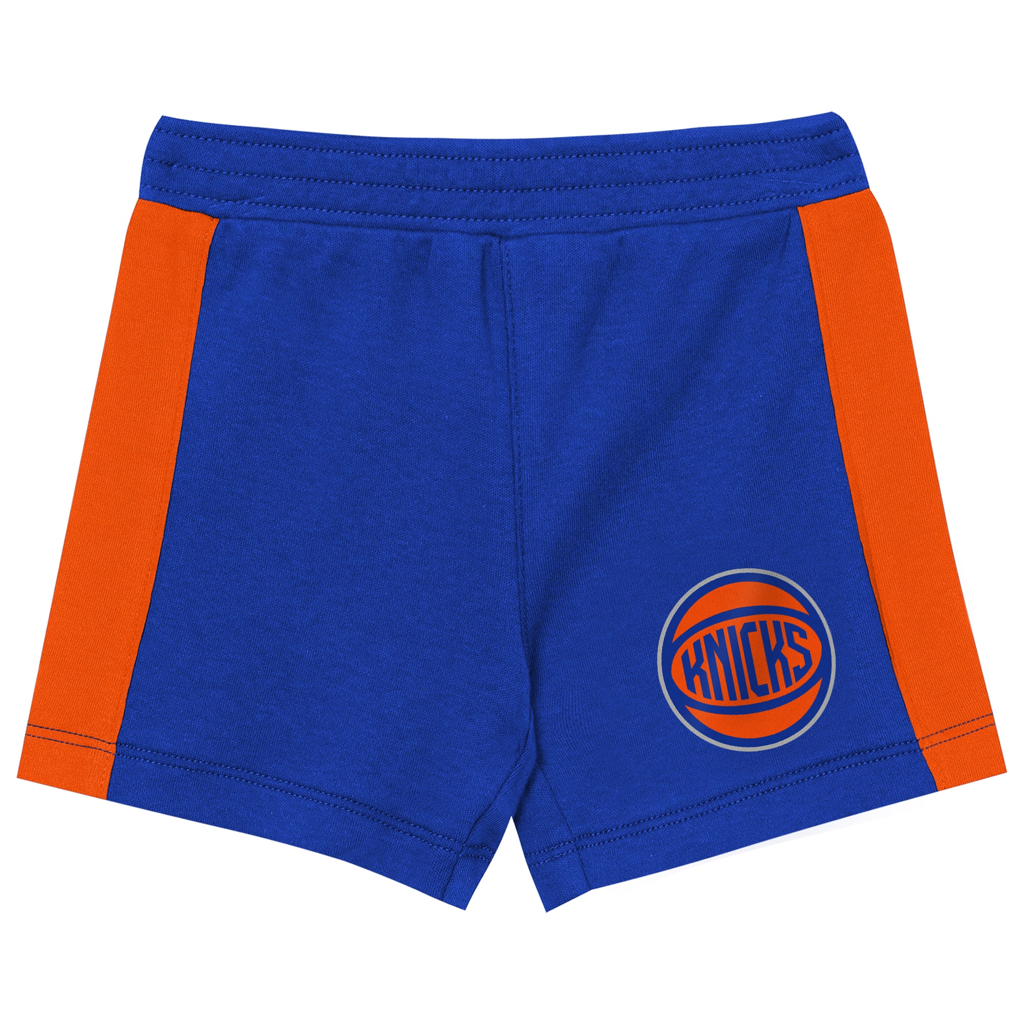 Toddler Outerstuff Blue New York Knicks Get Back Short Sleeve Hoodie & Shorts Two-Pack Set