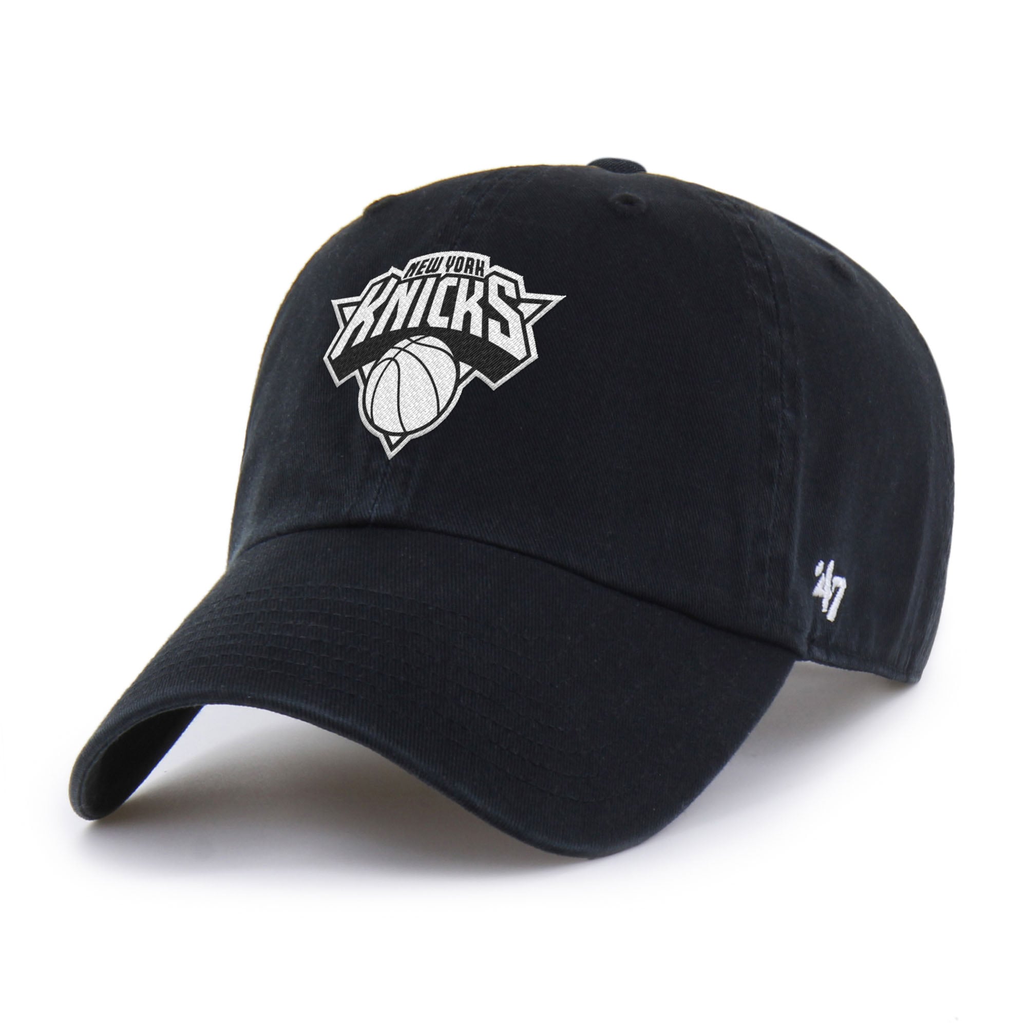 Unisex New York Knicks '47 Black Color Pack Clean Up Adjustable Hat