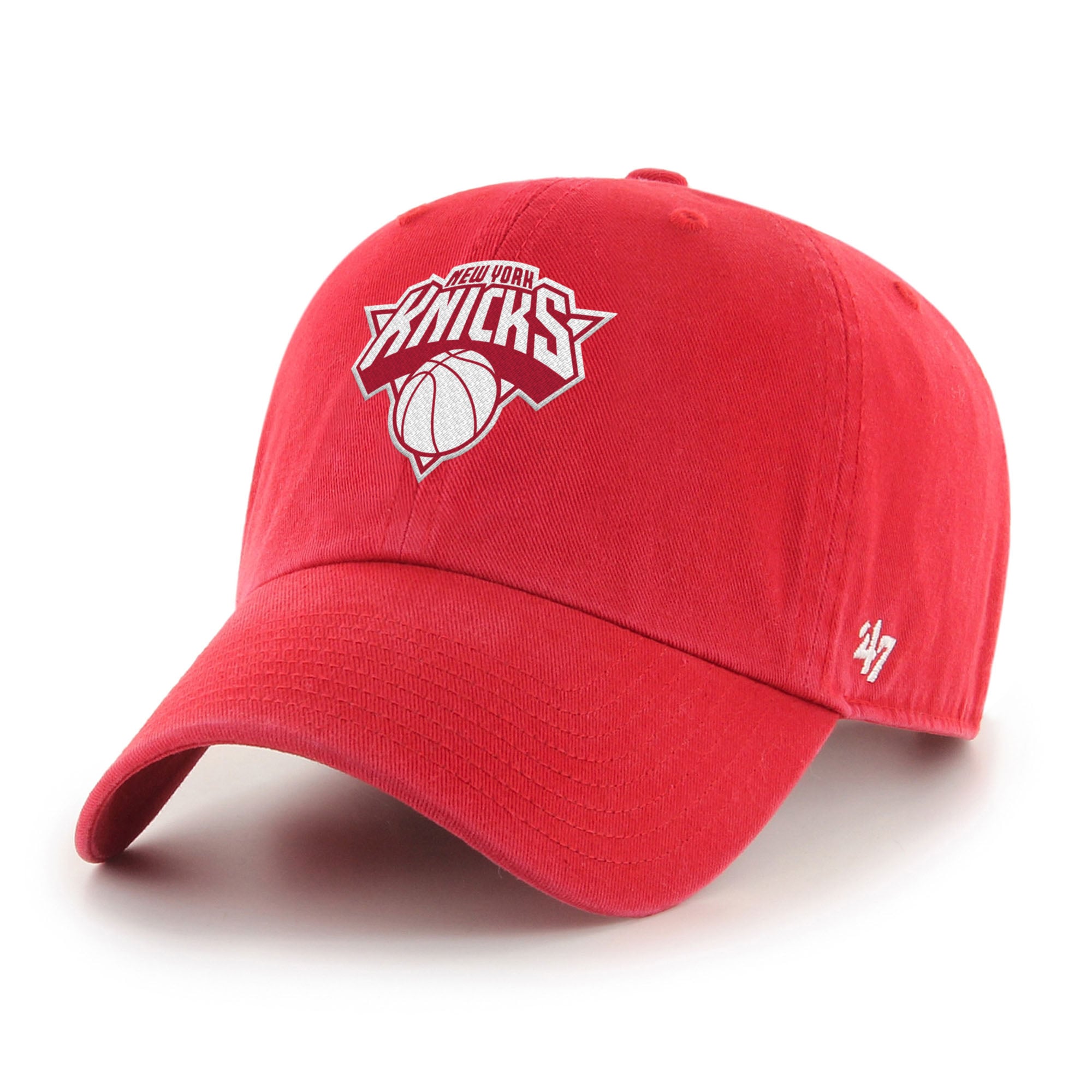 Unisex New York Knicks '47 Red Color Pack Clean Up Adjustable Hat