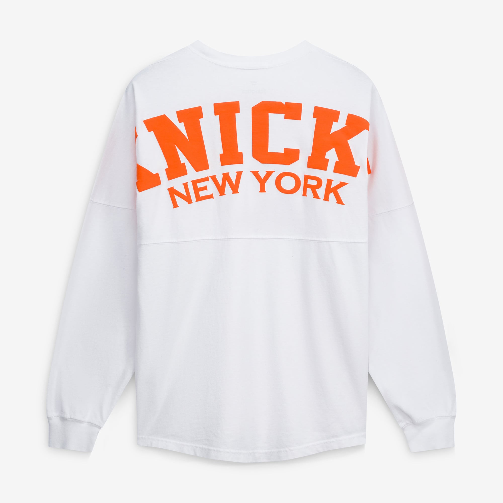 T-shirt unisexe à manches longues Fanatics blanc New York Knicks Spirit Jersey