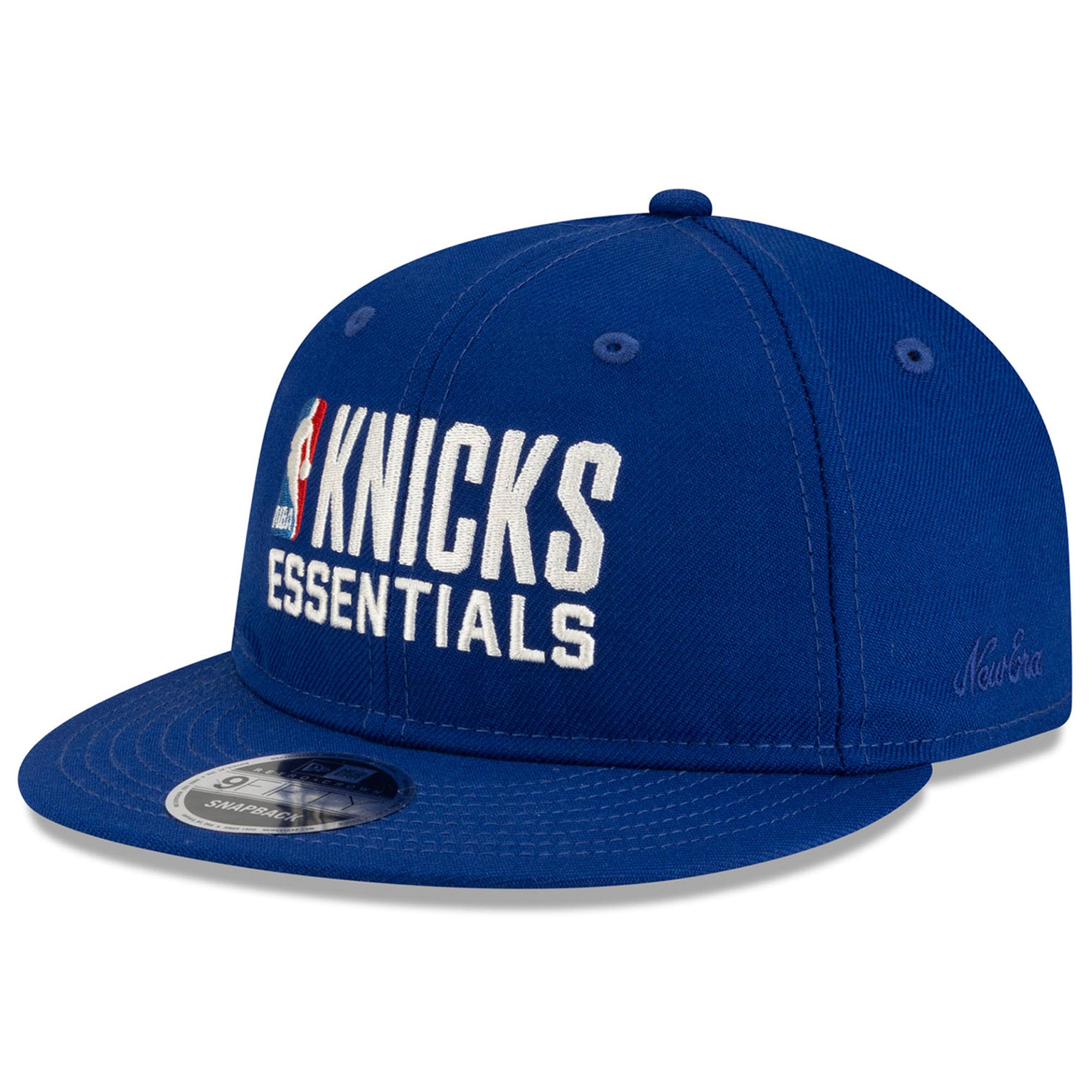 Unisex New York Knicks Fear of God Blue Essentials 9FIFTY Snapback Hat