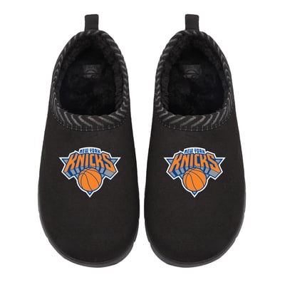 New York Knicks ISlide Unisex Primary Logo Mission Slippers - Black
