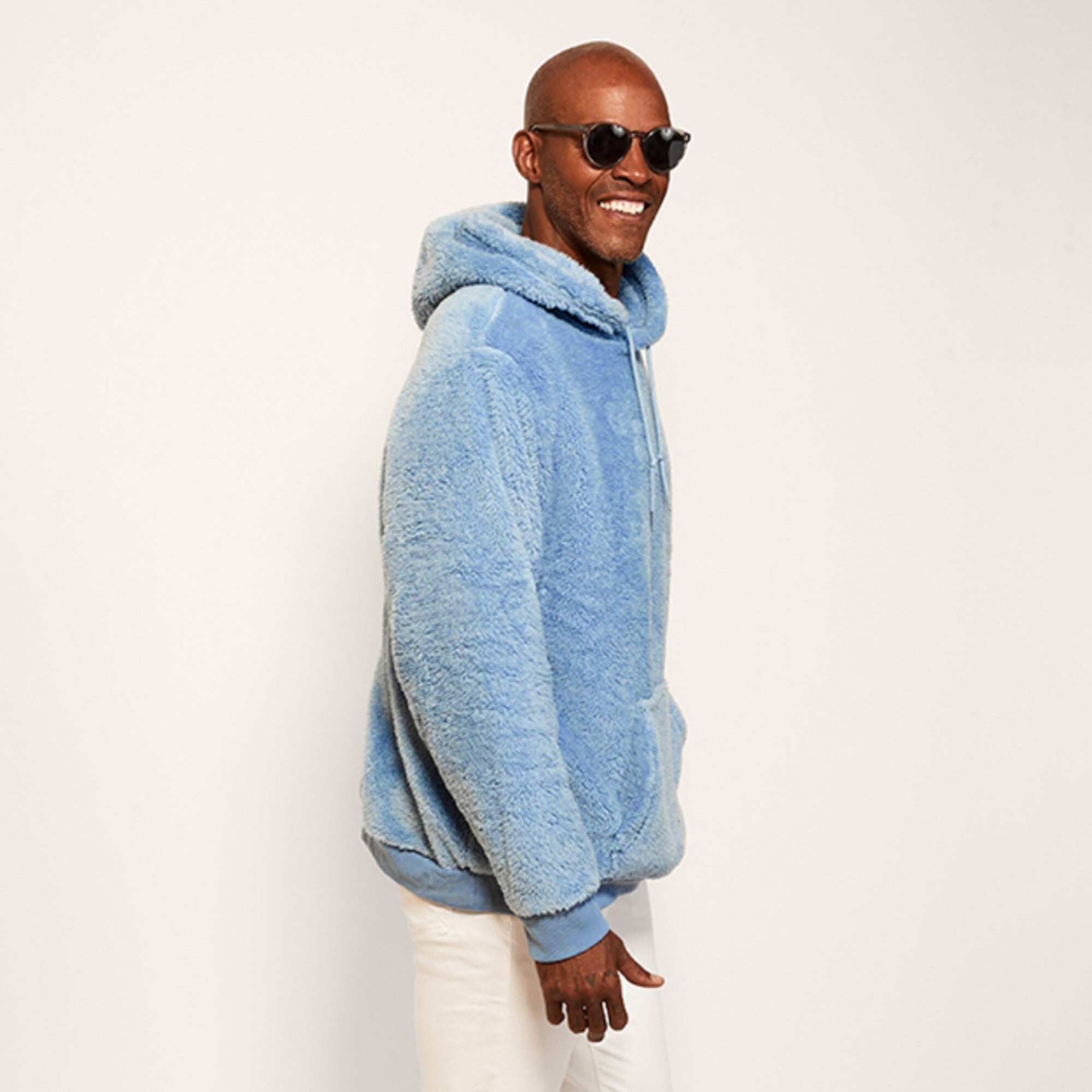 Sweat à capuche unisexe Jill Martin Licensing LLC bleu New York Knicks