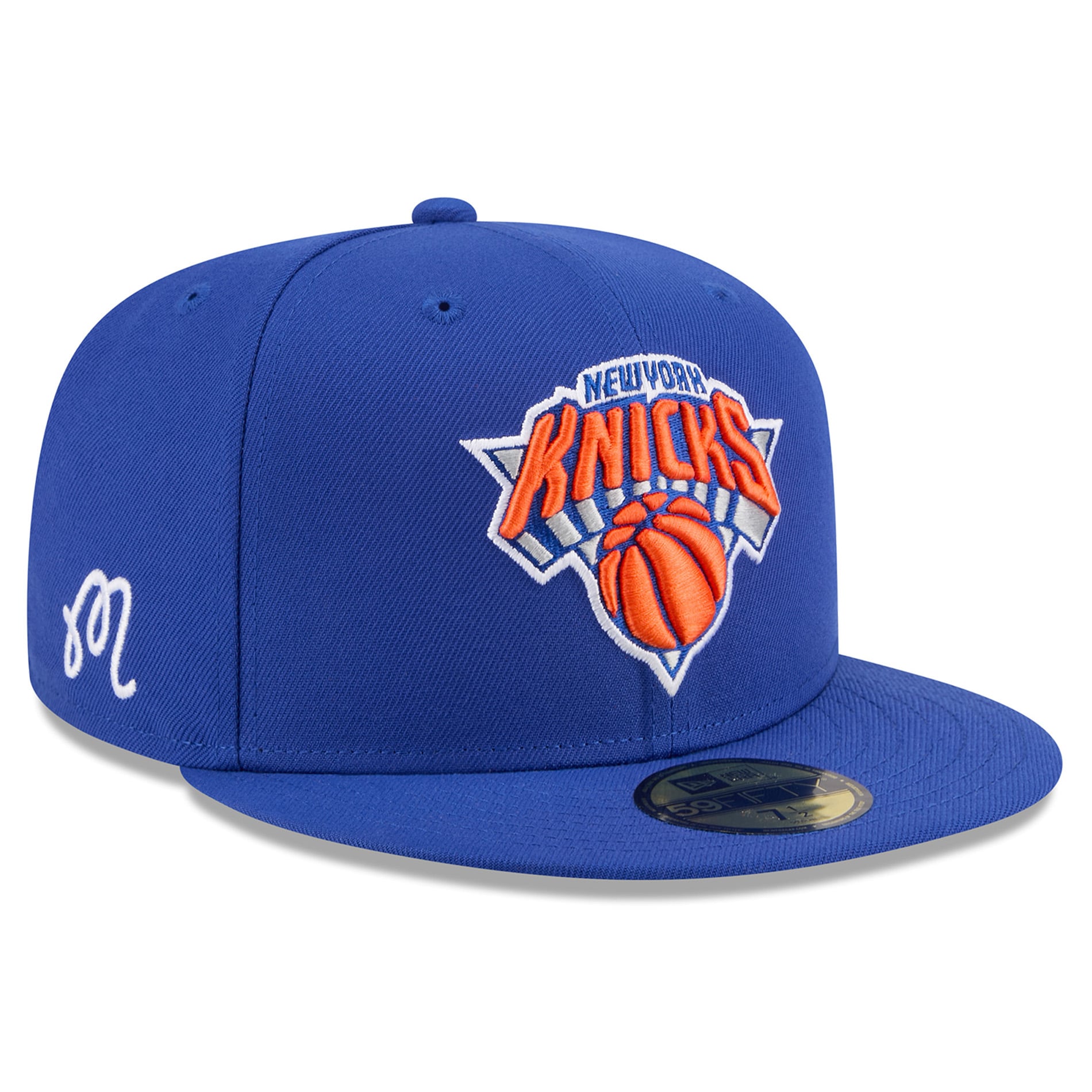 Unisex New York Knicks New Era x Malbon Golf Blue 59FIFTY Fitted Hat