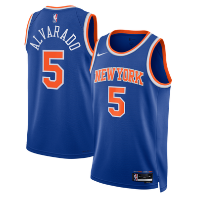 José Alvarado New York Knicks Nike Unisex Swingman Jersey - Icon Edition - Blue