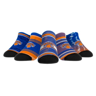  New York Knicks Rock Em Unisex Super Fan 5-Pack Low-Cut Socks - 