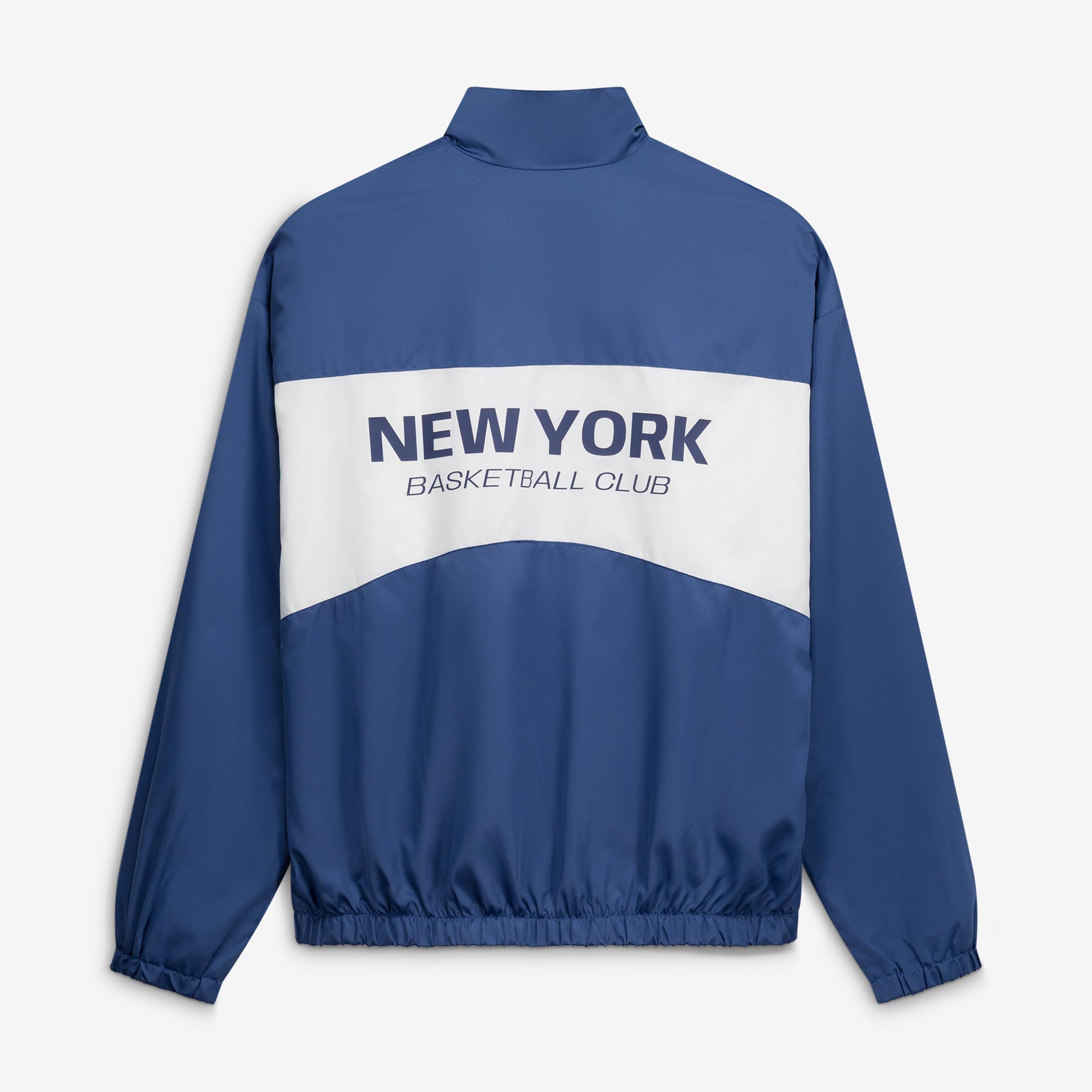 Veste unisexe Sportiqe bleue New York Knicks Athletic Club Collection Senna Premium légère à fermeture éclair intégrale
