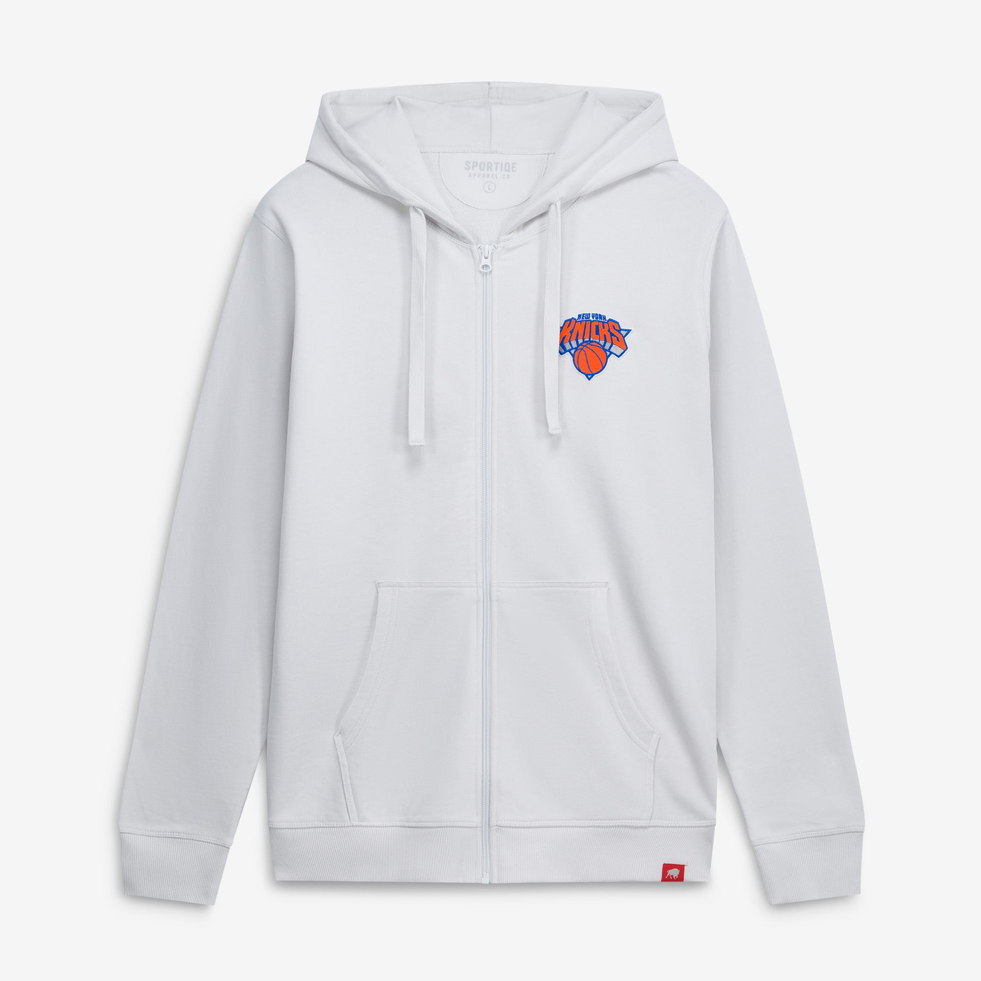 Unisex Sportiqe Gray New York Knicks Buxton Premium Full-Zip Hoodie