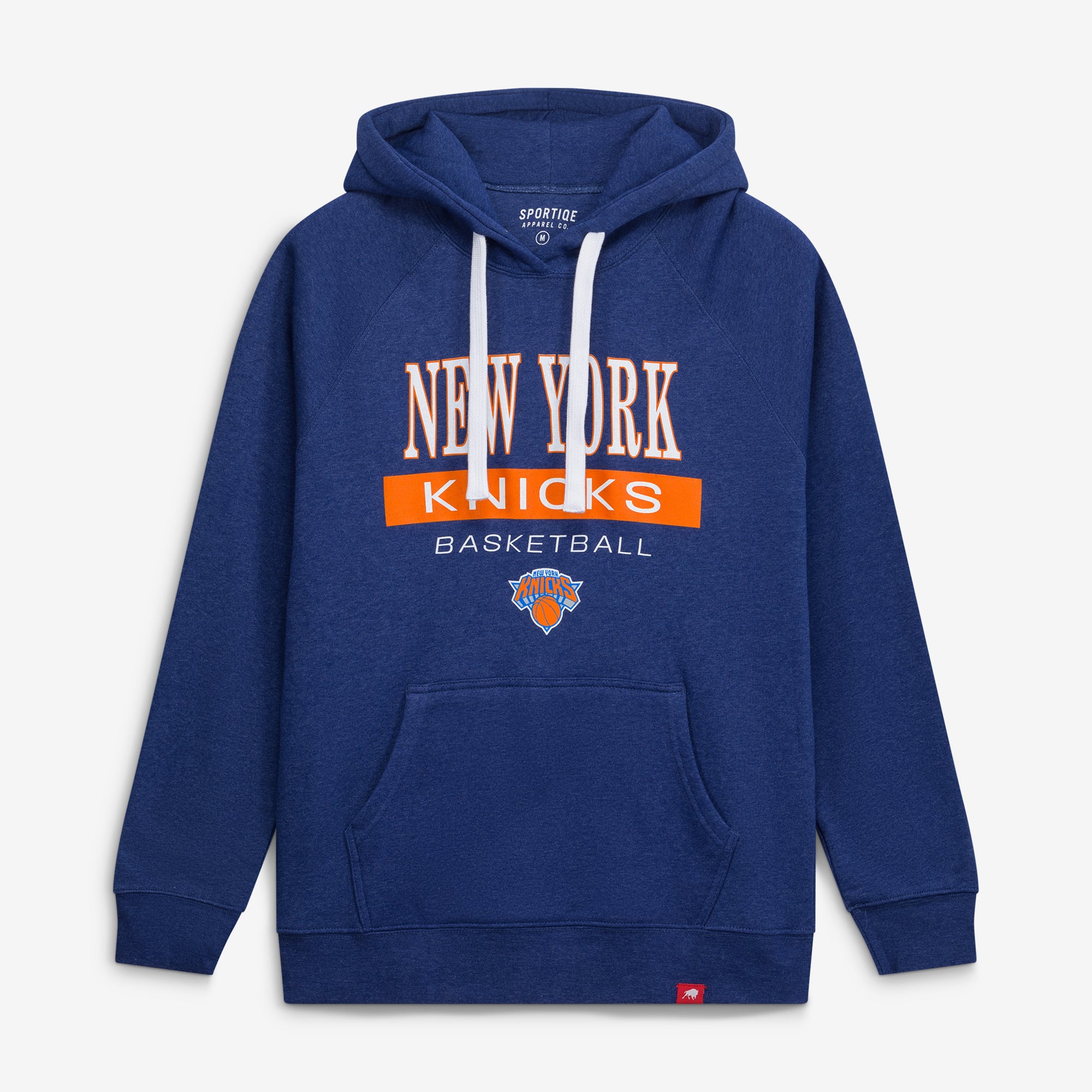 Sweat à capuche unisexe Sportiqe bleu marine New York Knicks Olsen Tri-Blend