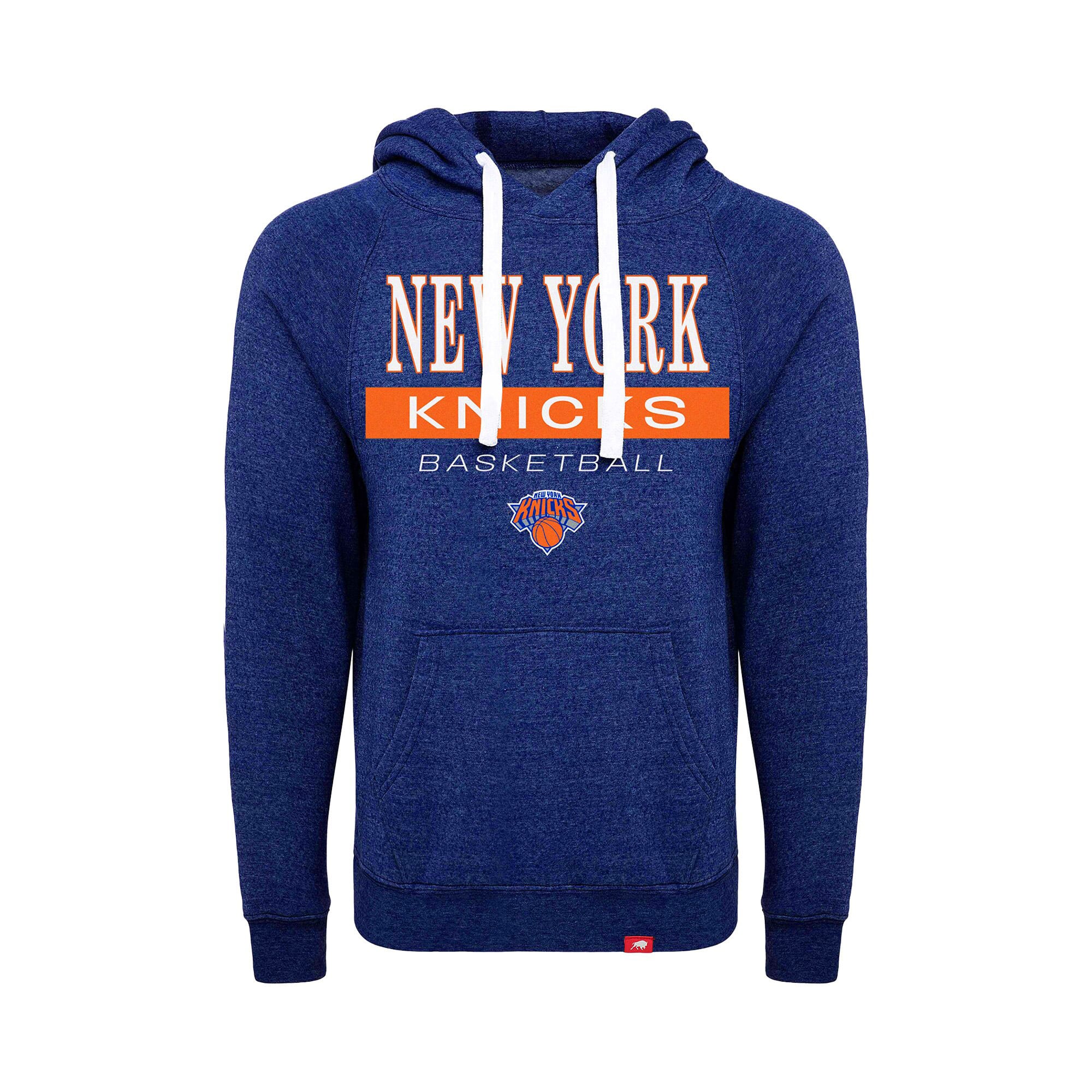 Sweat à capuche unisexe Sportiqe bleu marine New York Knicks Olsen Tri-Blend