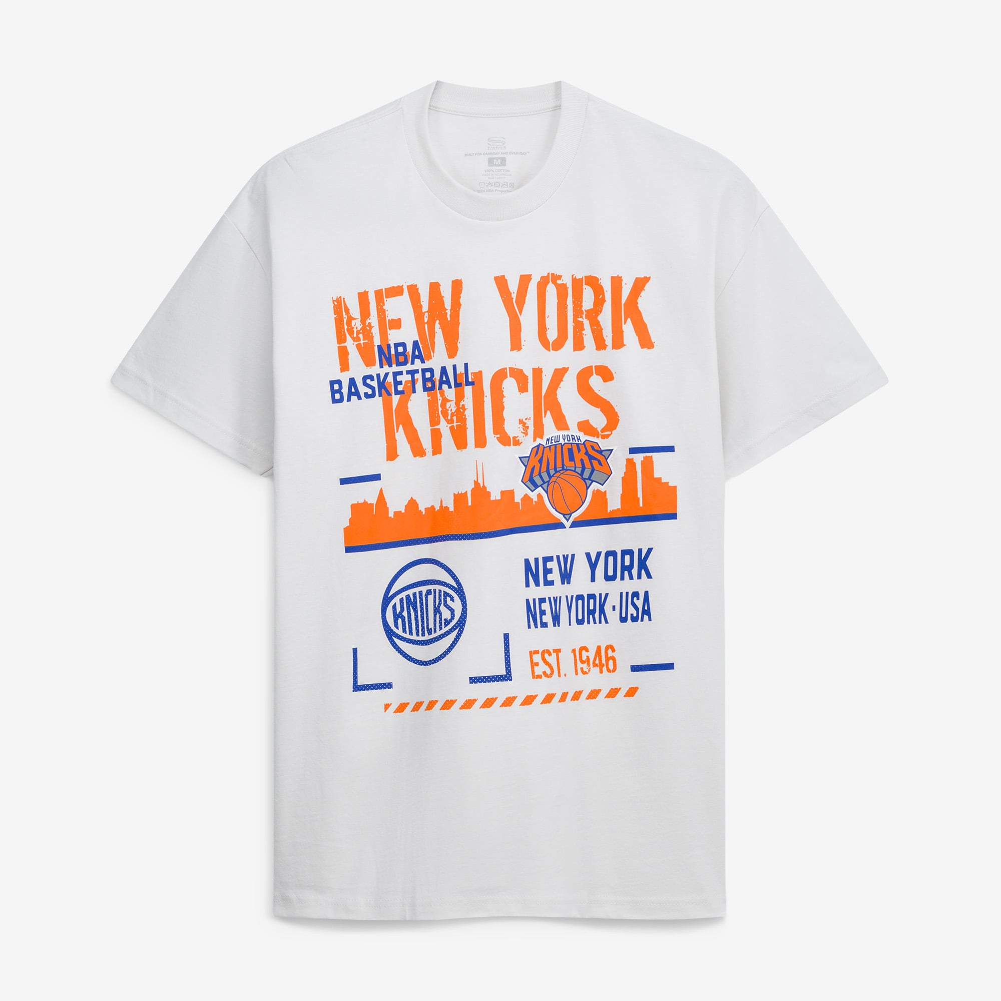 T-shirt unisexe Stadium Essentials crème New York Knicks Hideout Urban