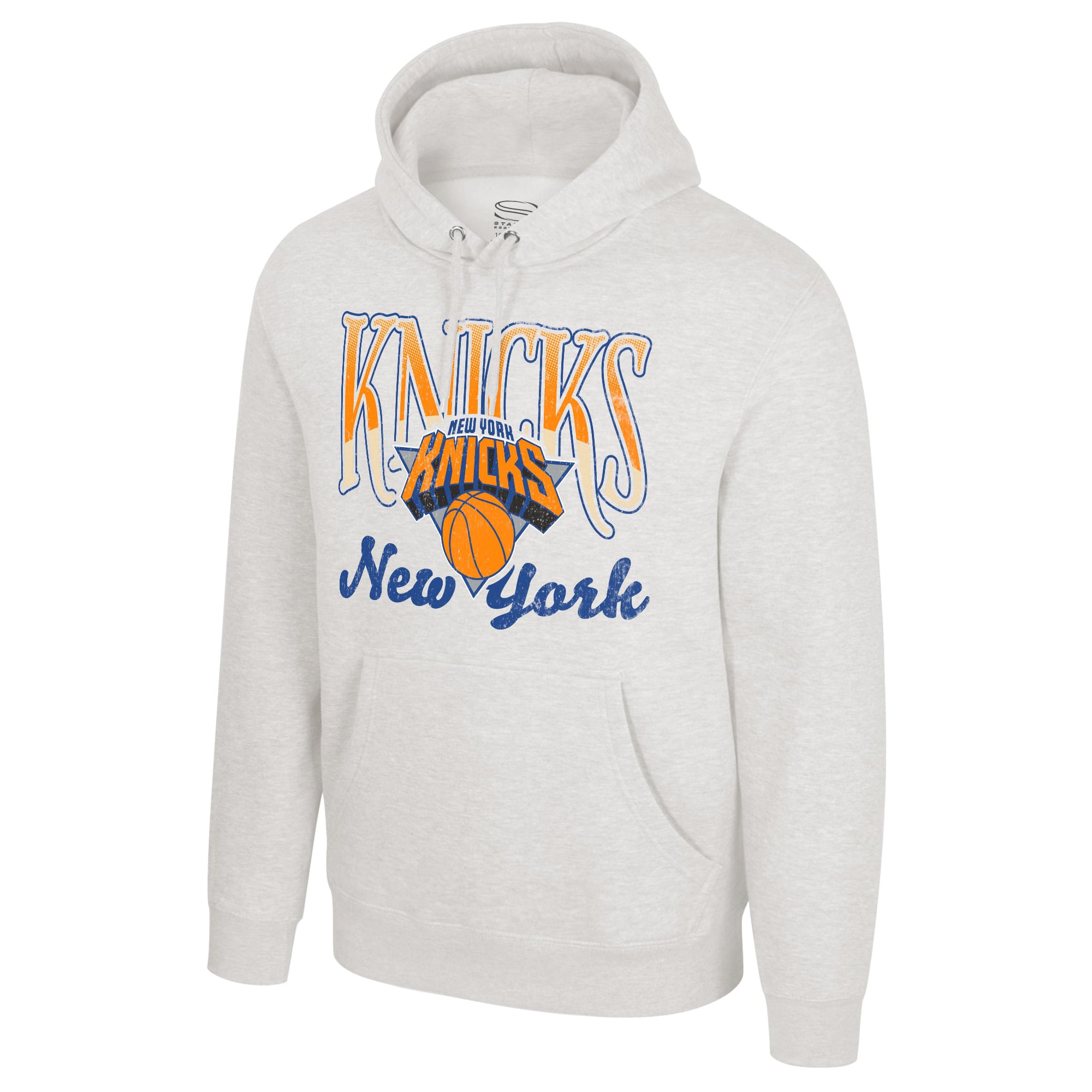 Sweat à capuche unisexe Stadium Essentials couleur avoine New York Knicks Sky High