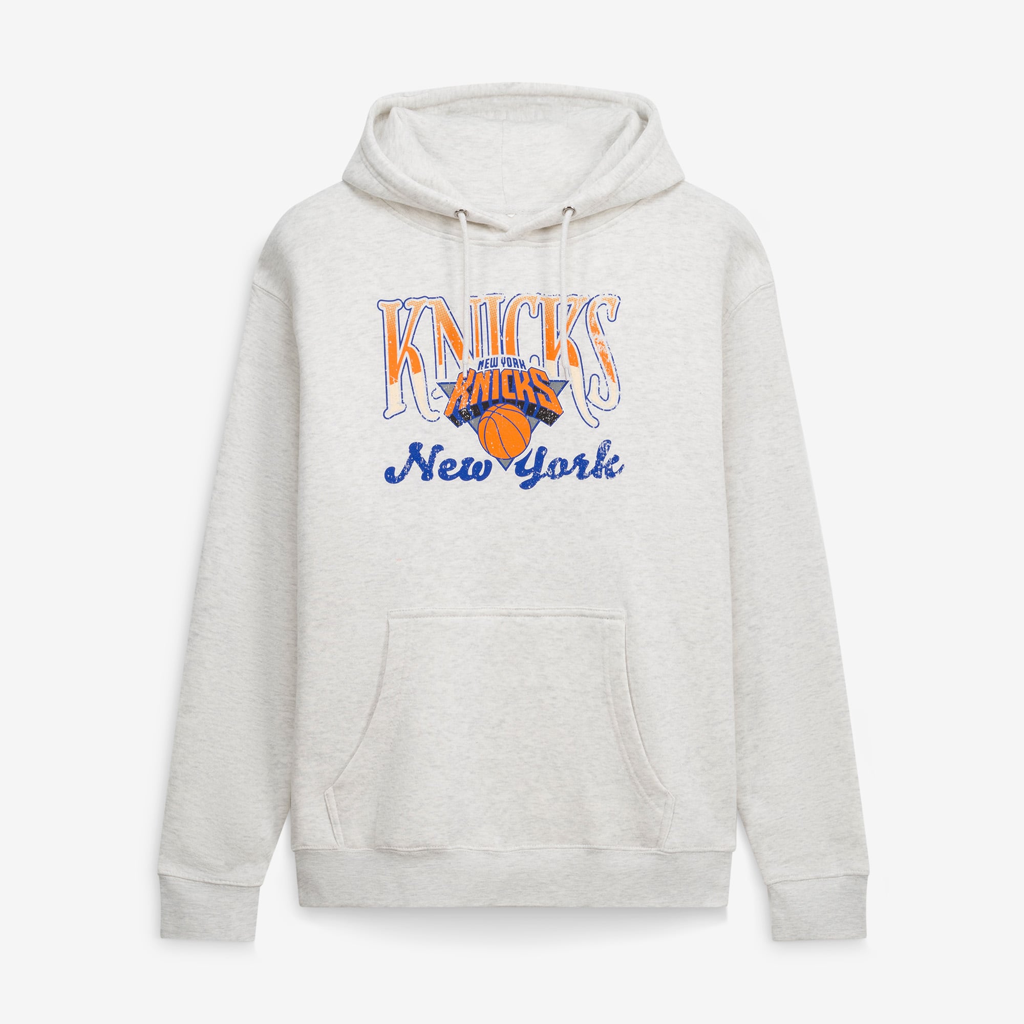 Unisex Stadium Essentials Oatmeal New York Knicks Sky High Hoodie