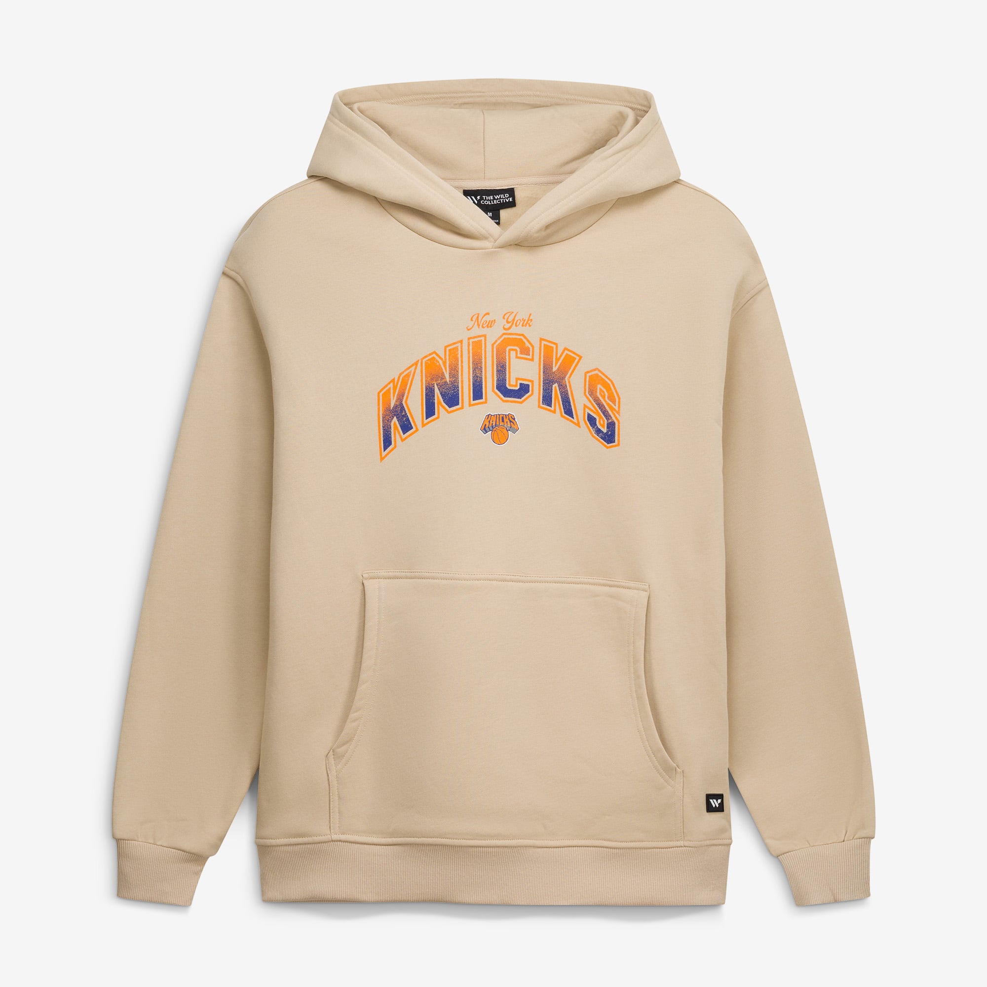 Sweat à capuche unisexe The Wild Collective Tan New York Knicks Mantra Premium