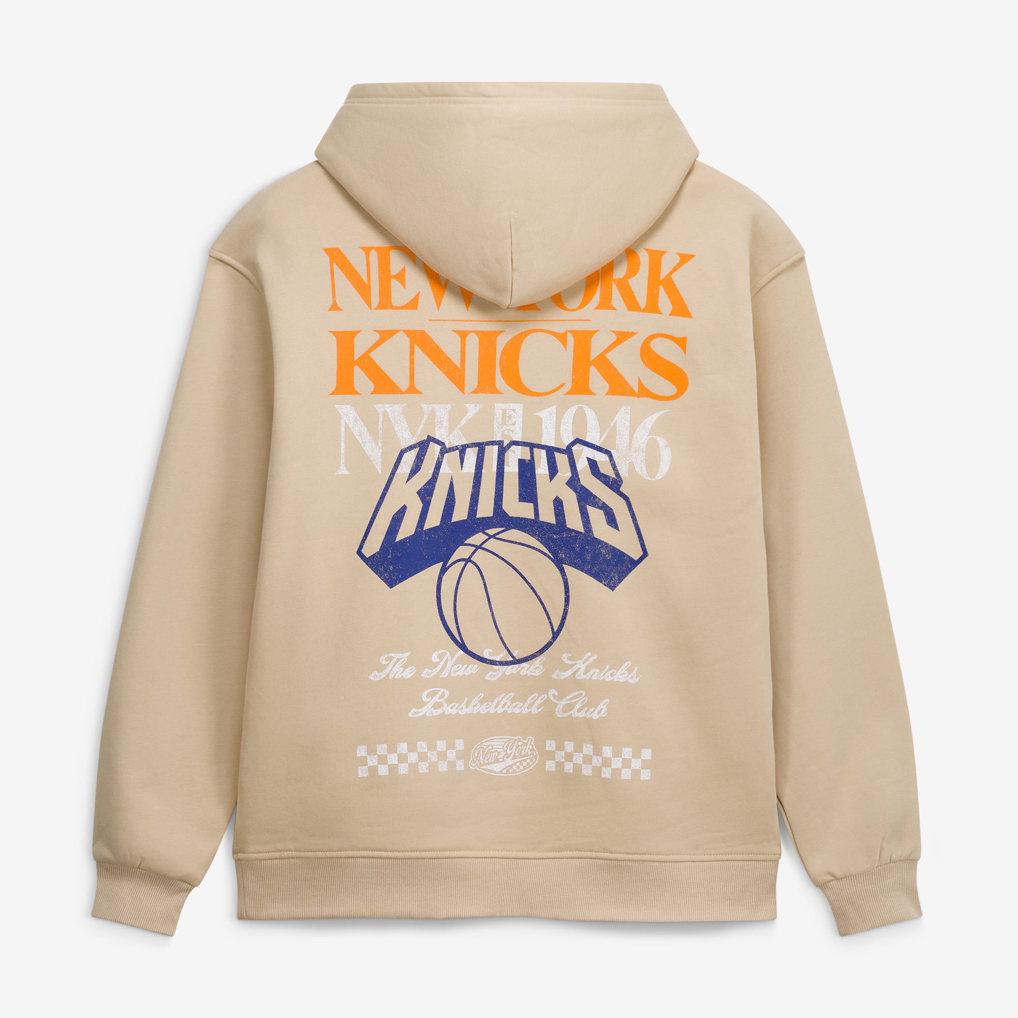 Sweat à capuche unisexe The Wild Collective Tan New York Knicks Mantra Premium