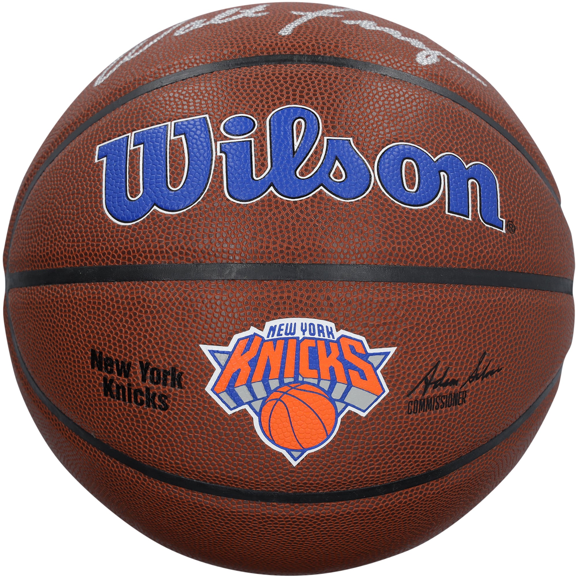 Ballon de basket-ball Wilson Team Alliance autographié par Walt Frazier, des Knicks de New York.