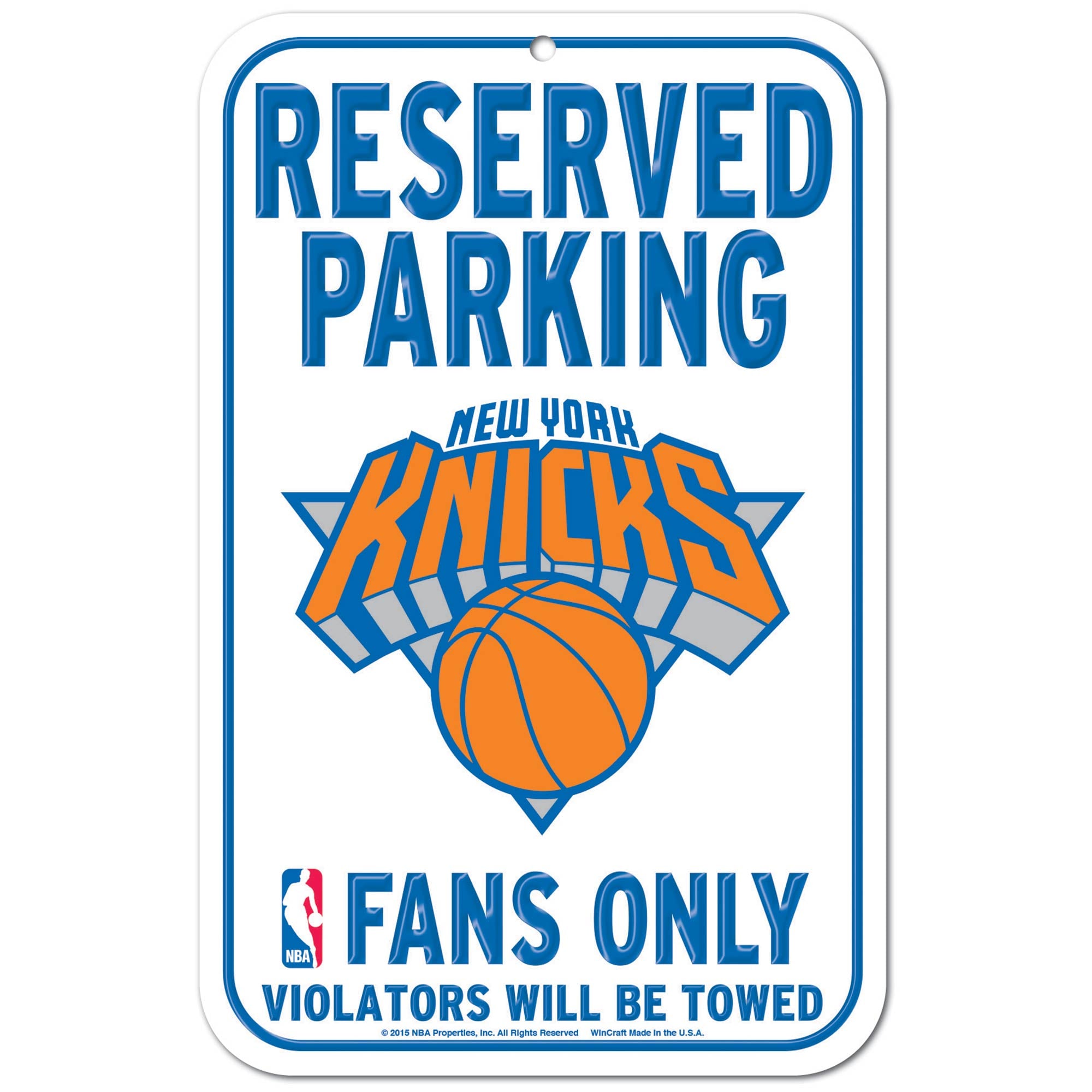 WinCraft New York Knicks 11" x 17" Indoor/Outdoor Sign