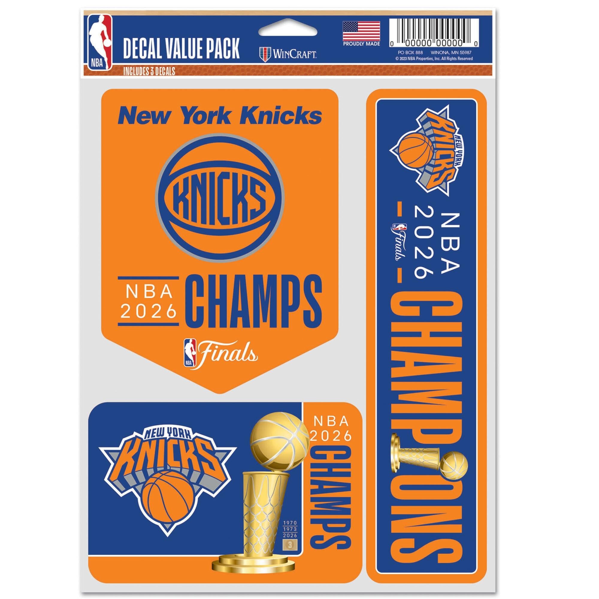受注商品】Wincraft ニューヨークニックス2026 NBA Final チャンピオン 