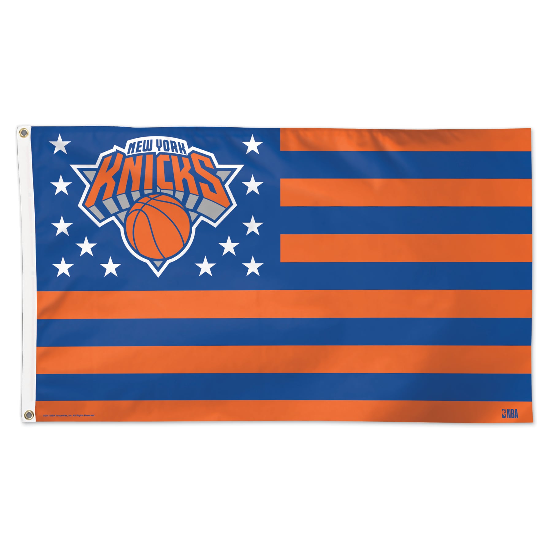 WinCraft New York Knicks 3' x 5' Single-Sided Deluxe Patriotic Stars & Stripes Flag