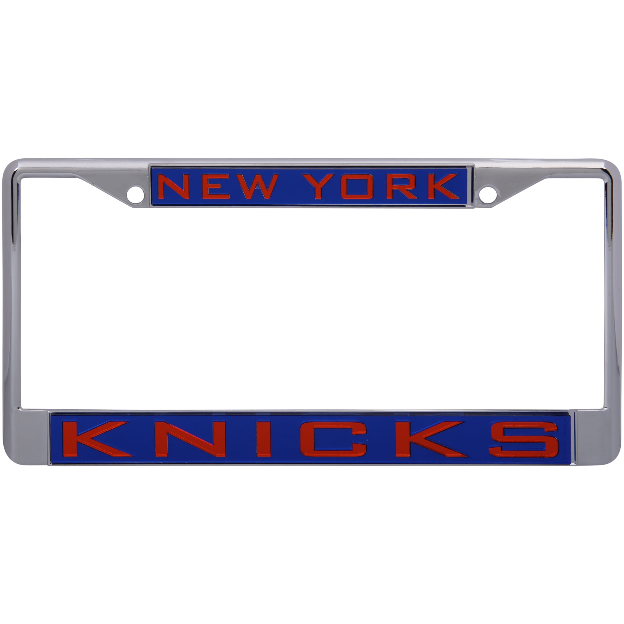 Cadre de plaque d'immatriculation en métal WinCraft New York Knicks Laser