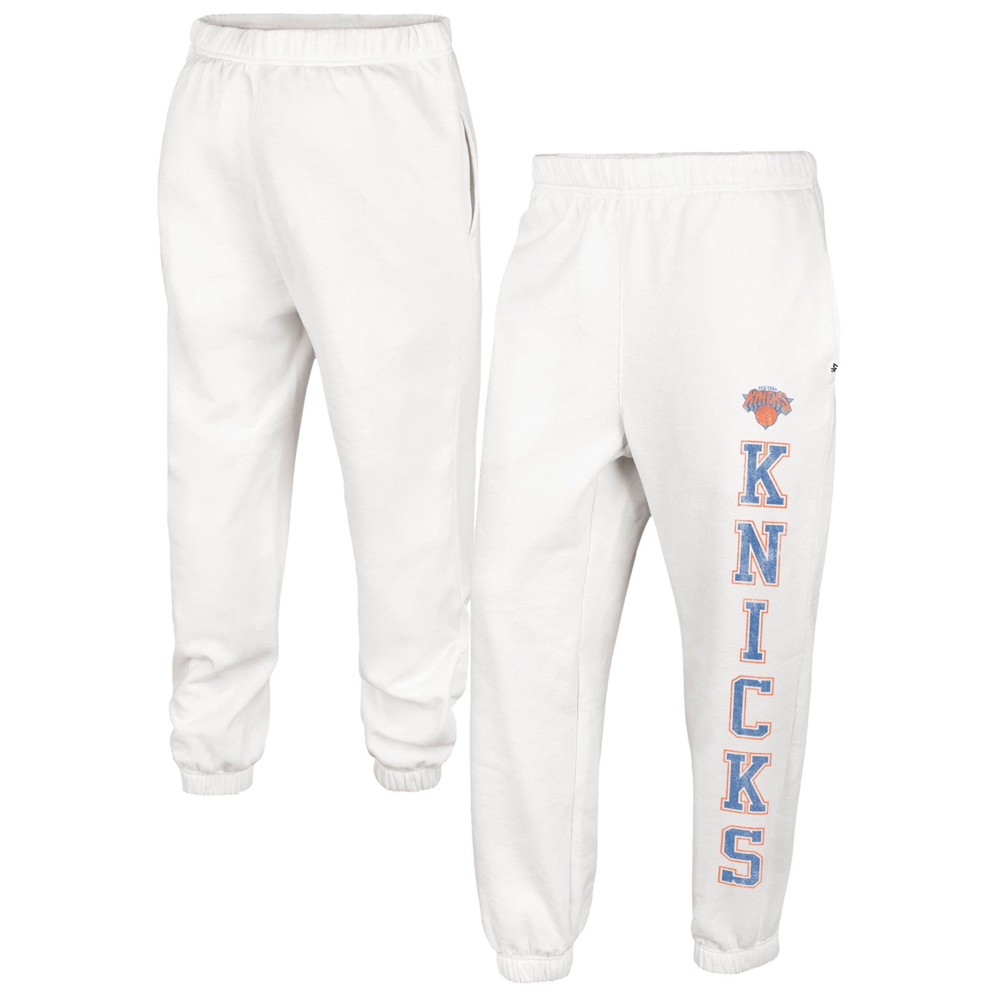 Women's '47  Cream New York Knicks Harper Jogger Sweatpants