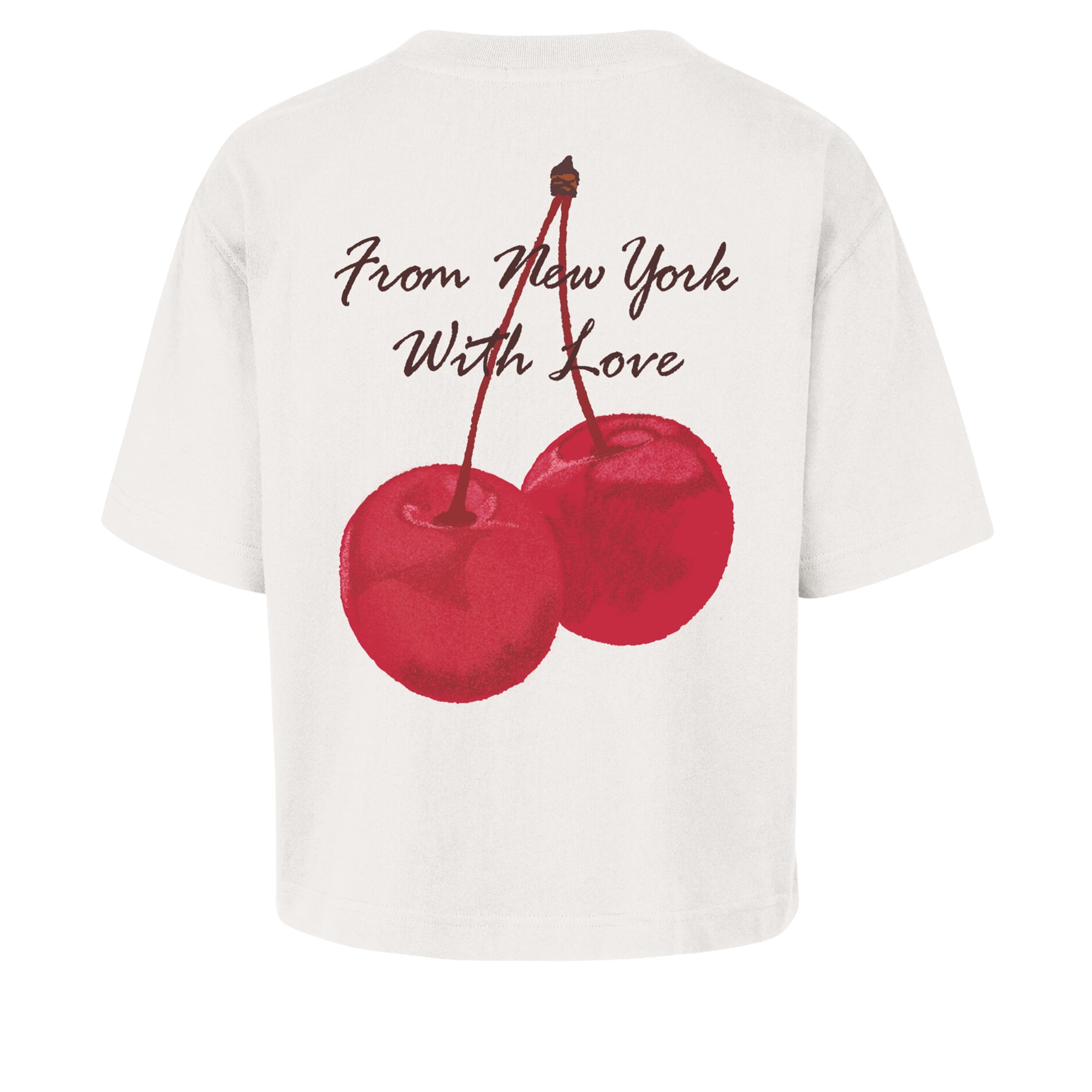Women's '47 Cream New York Knicks Love Letter Reed City T-Shirt