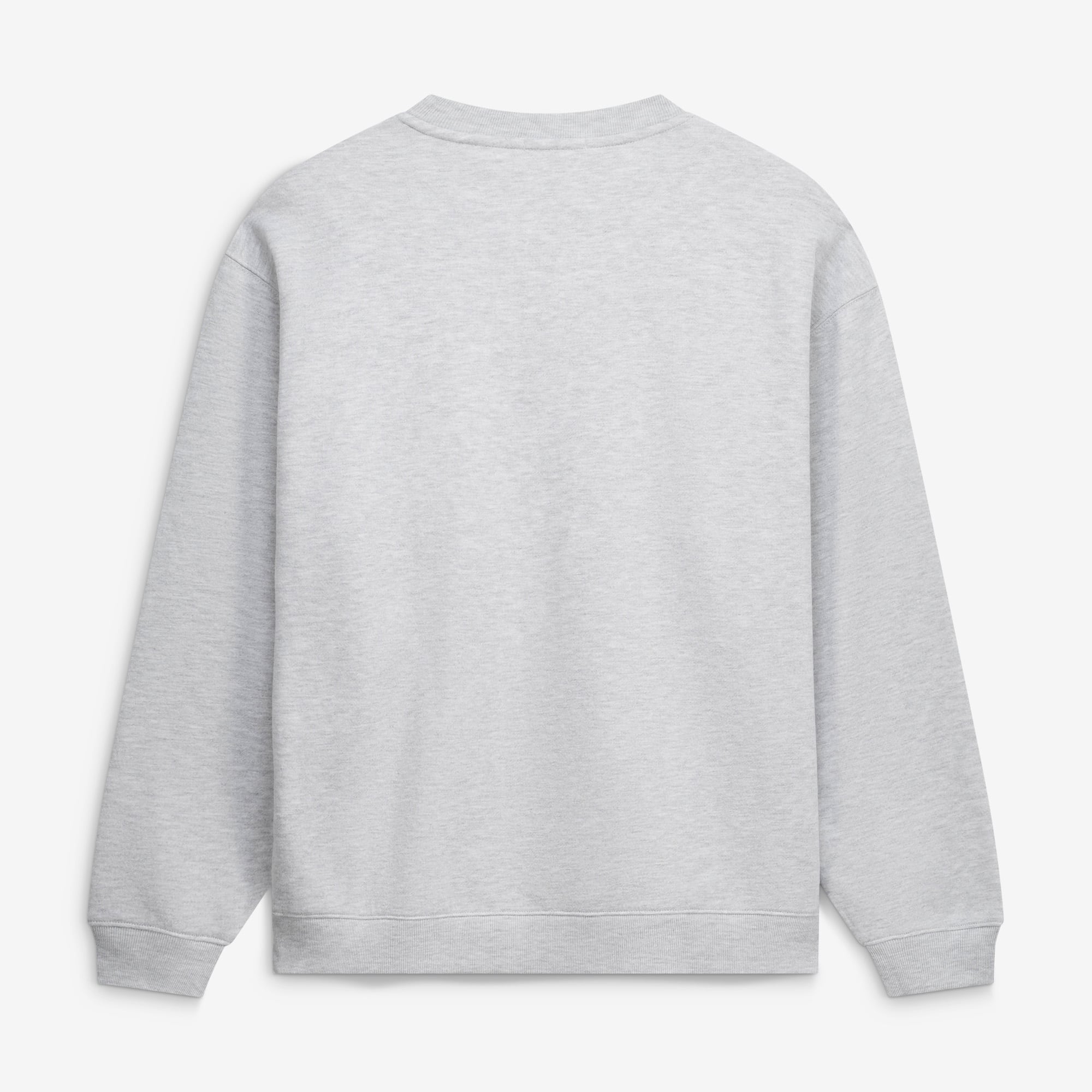 Women's '47  Gray New York Knicks Oversized Arched Icon Sweatshirt