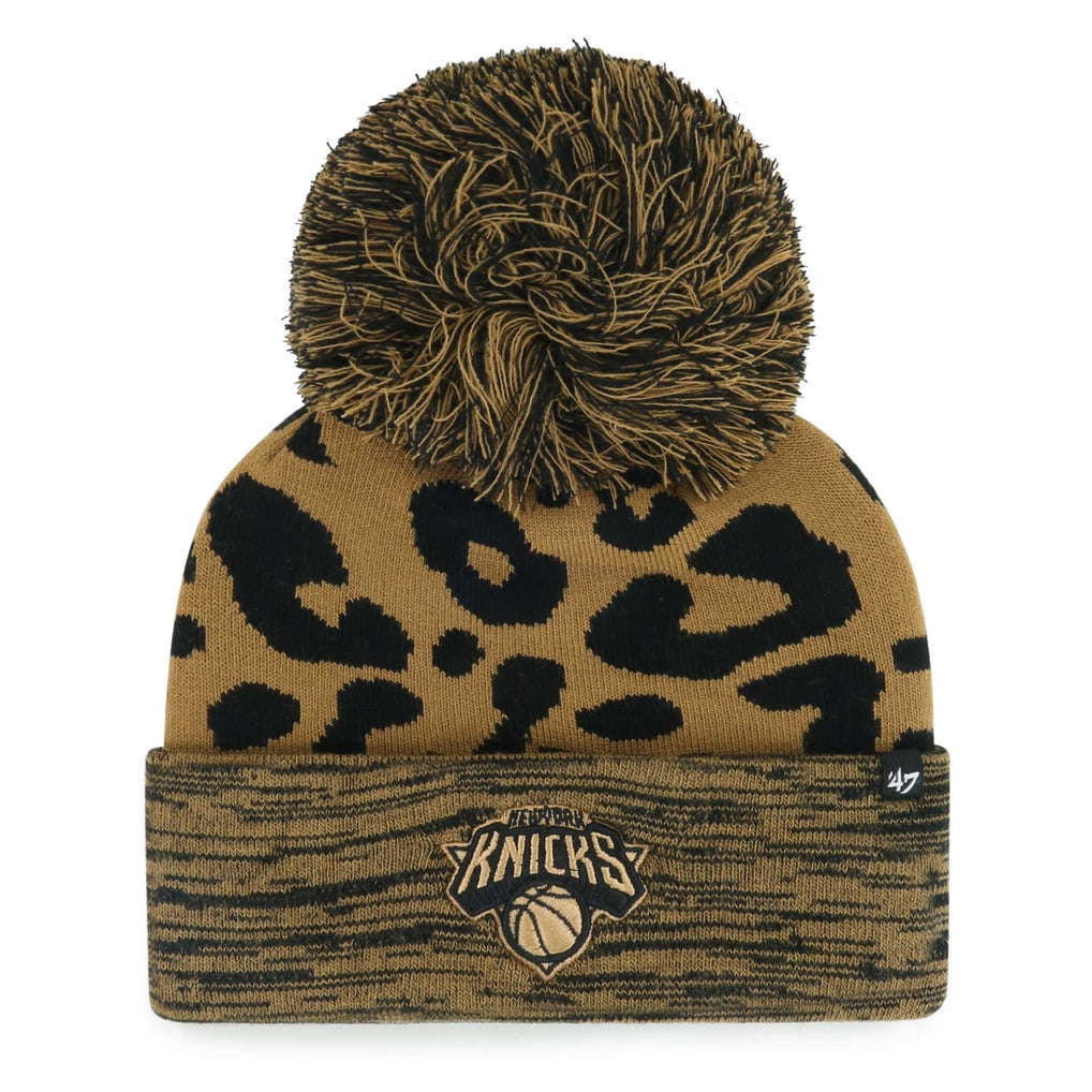Bonnet En Tricot Motif Léopard Pour Homme Et Femme - Tour De Tête 56-58 Cm, Polyester, Chaud Pour L'hiver