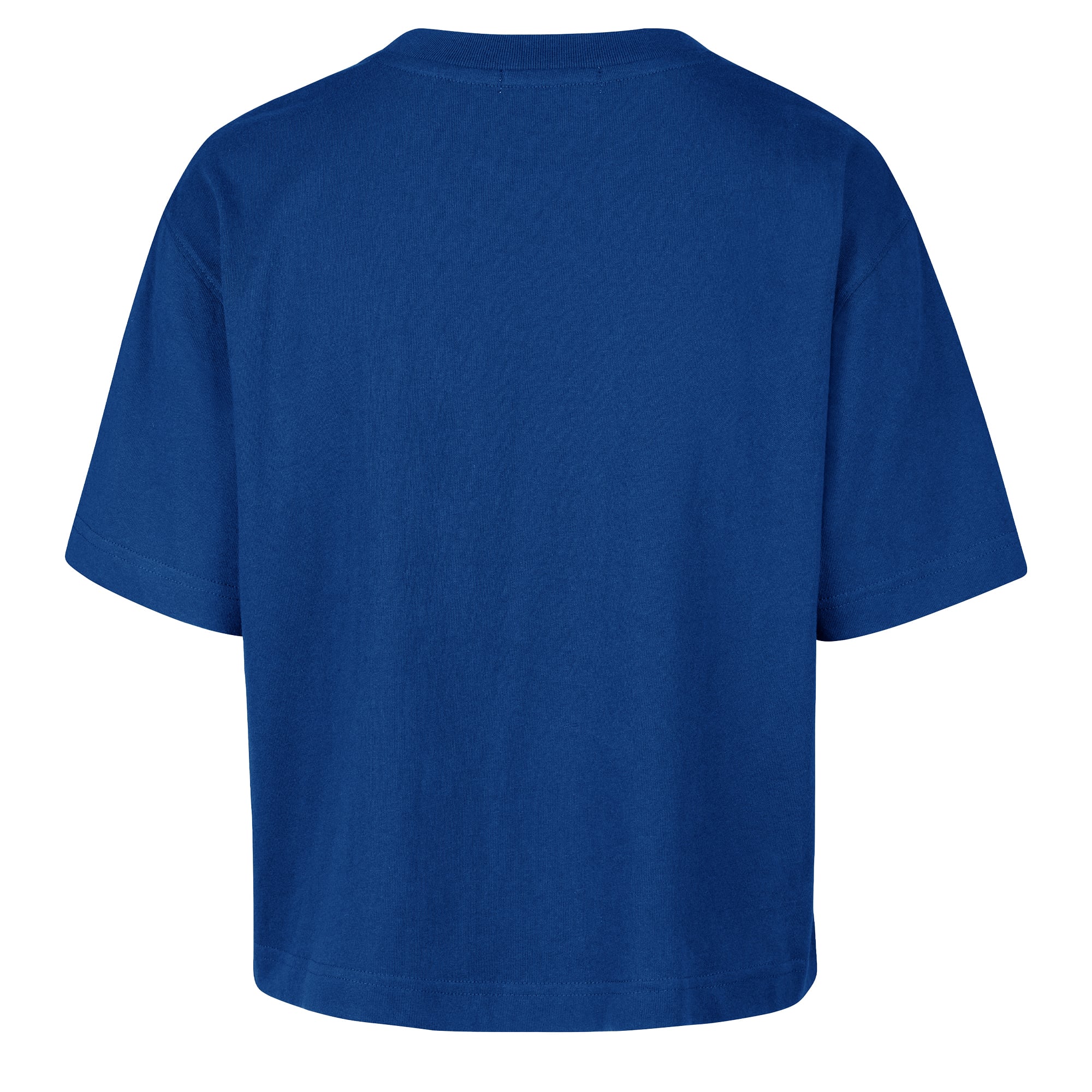 T-shirt court pour femme '47 Royal New York Knicks Arch Game Reed City