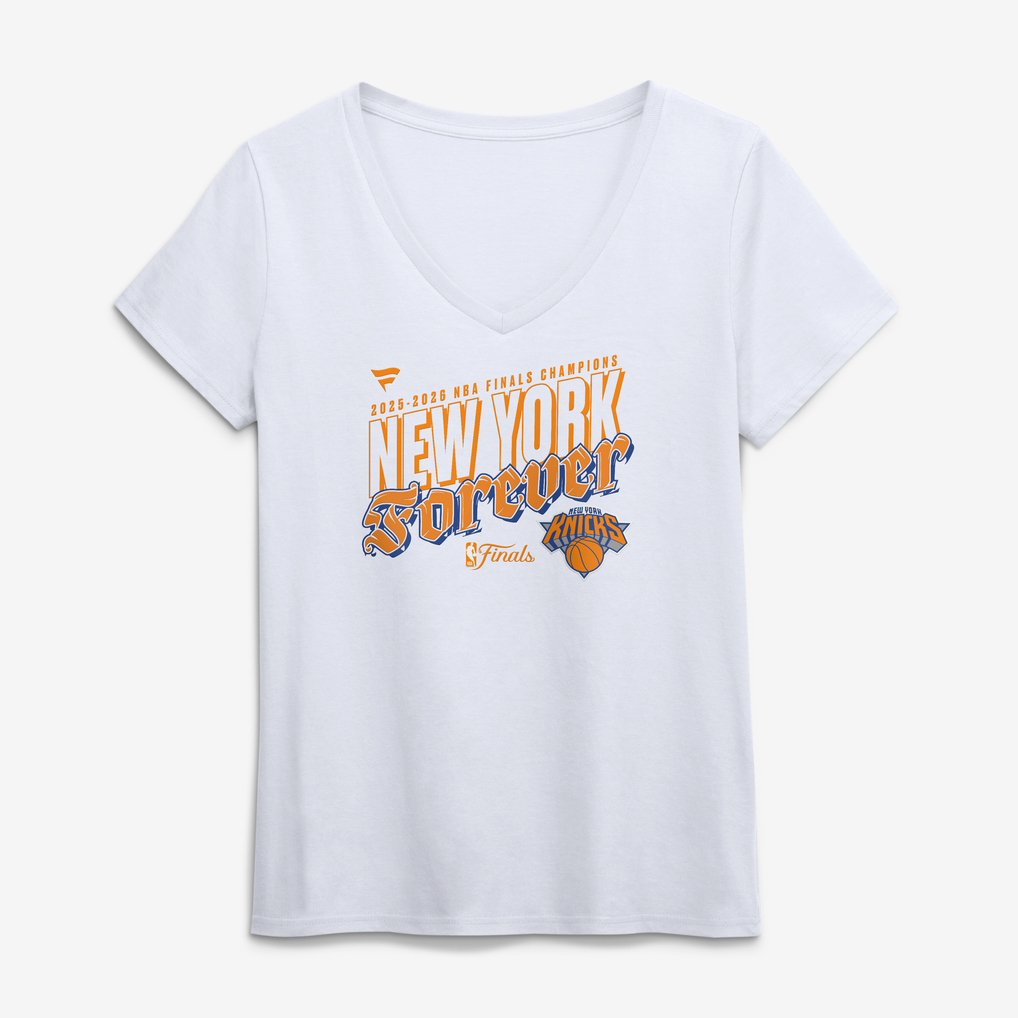 New York Knicks Fanatics Women's 2026 NBA Finals Champions Hometown V