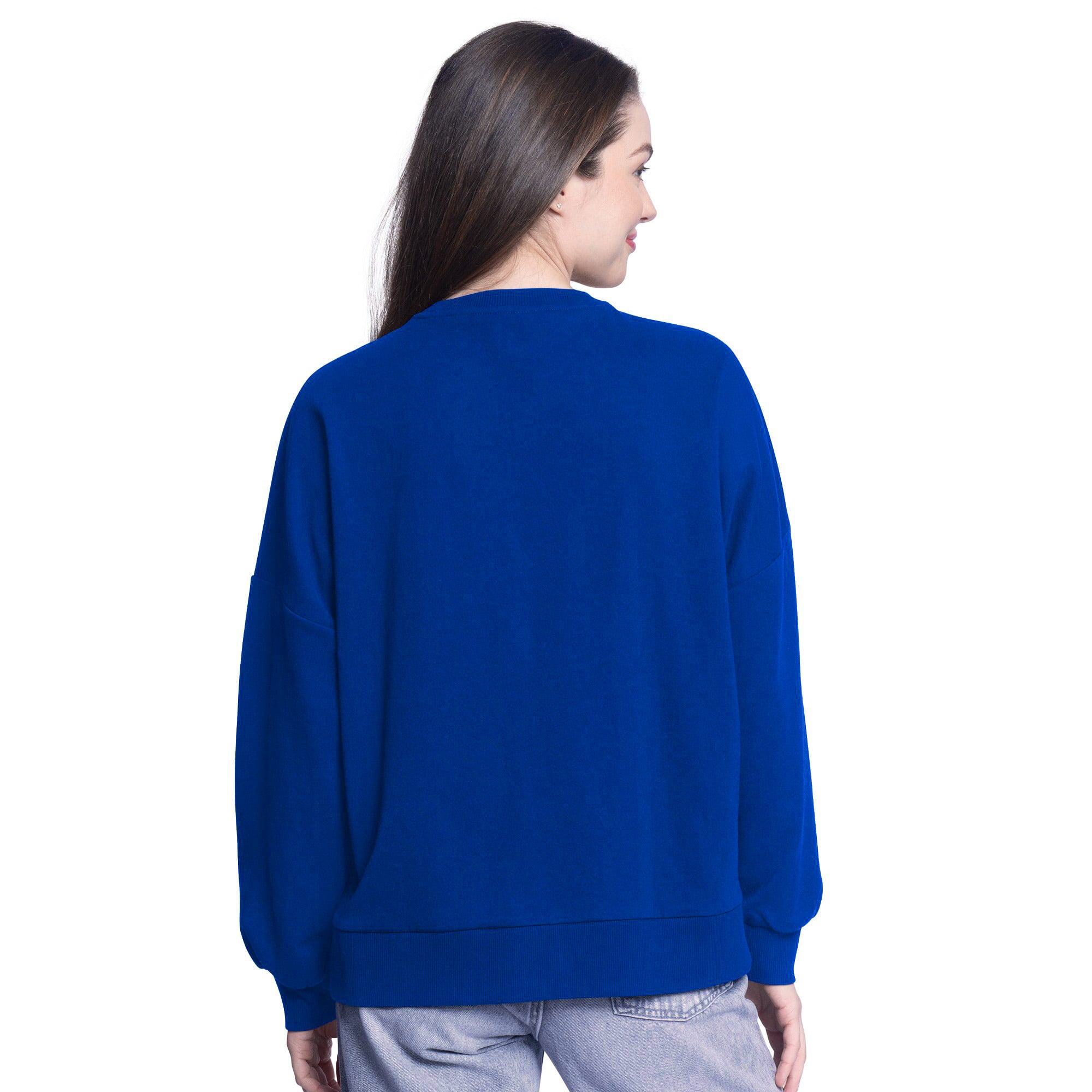 Sweat-shirt de sport bleu New York Knicks G-III 4Her Carl Banks pour femme