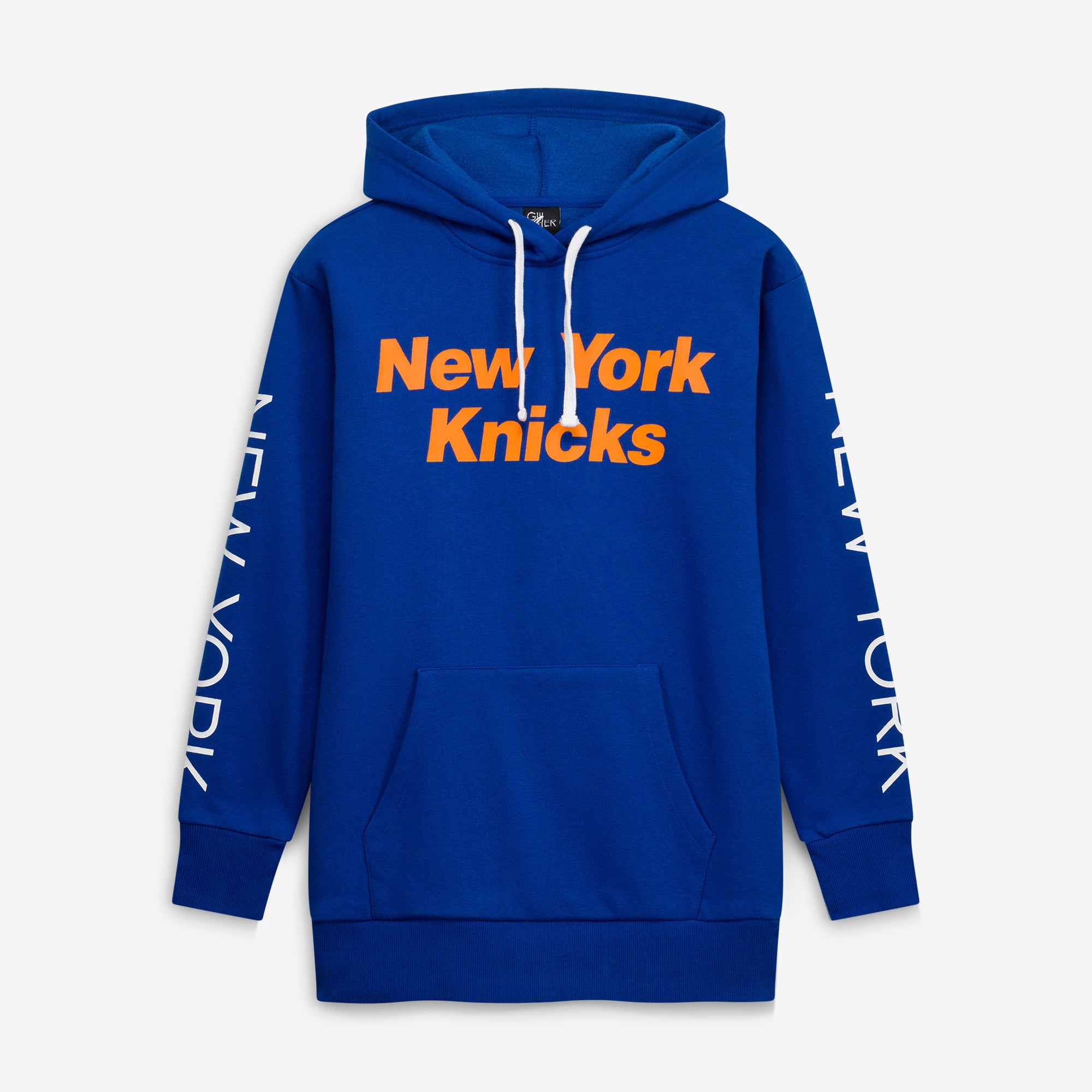 Sweat à capuche G-III 4Her pour femme par Carl Banks, bleu, New York Knicks Base Coach
