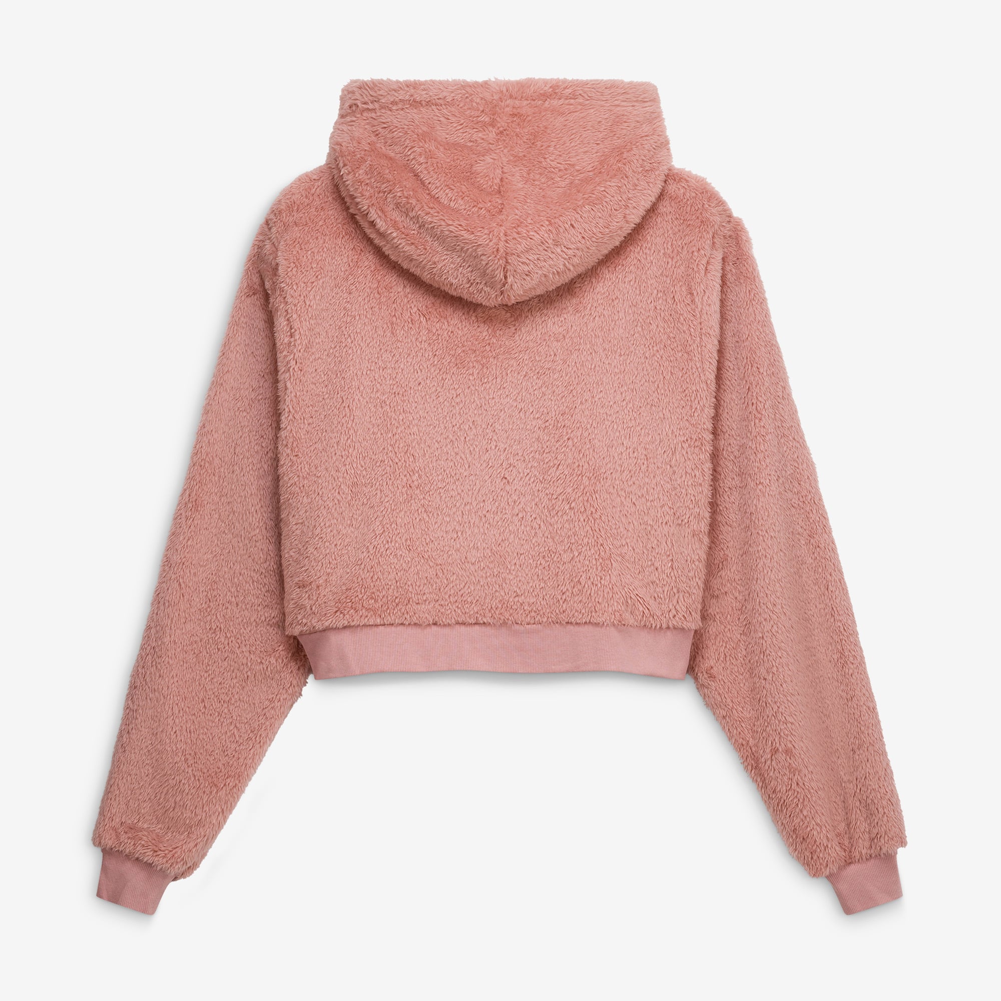 Sweat à capuche court rose New York Knicks pour femmes, sous licence Jill Martin LLC