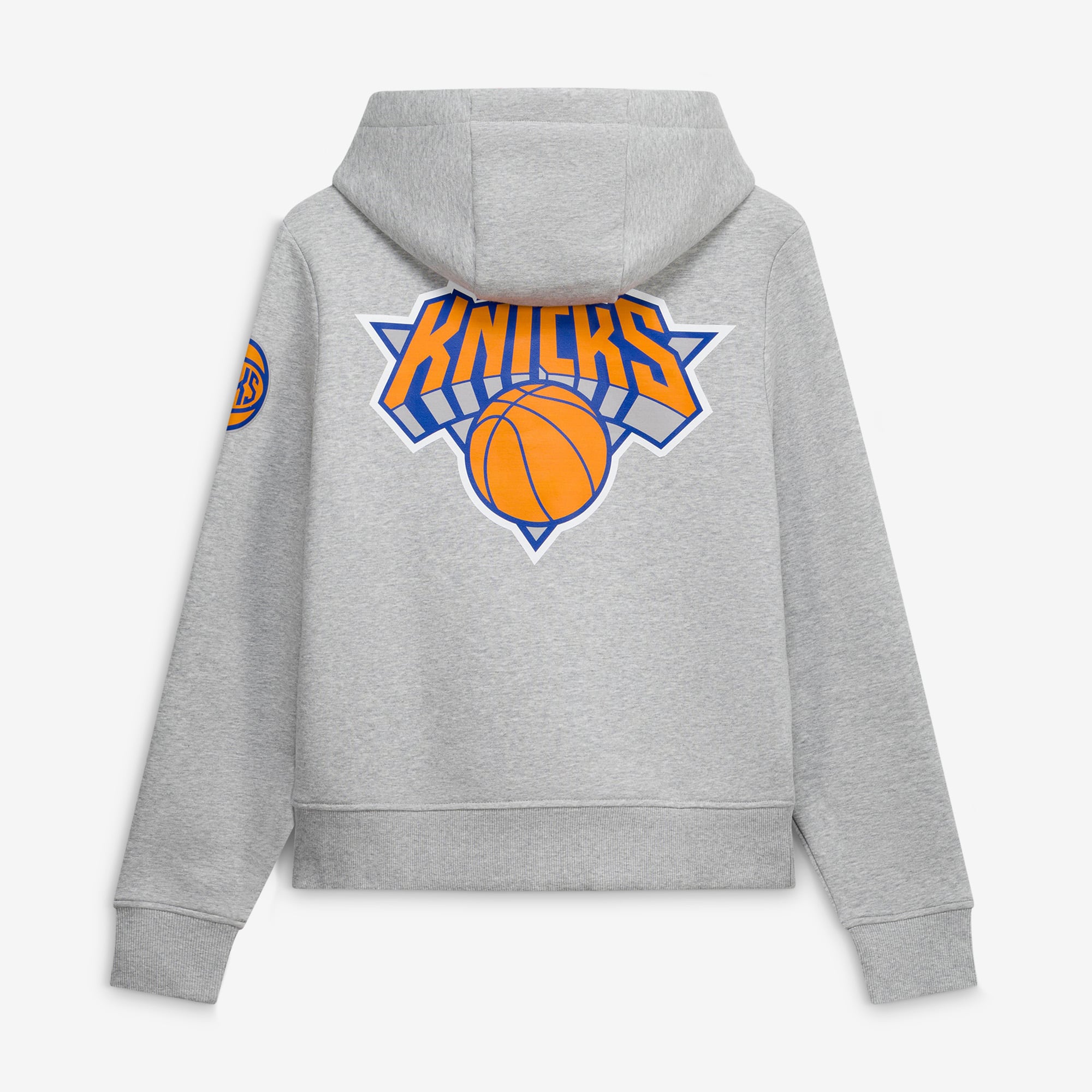 Sweat à capuche Lolë gris pour femme, motif New York Knicks, Icon