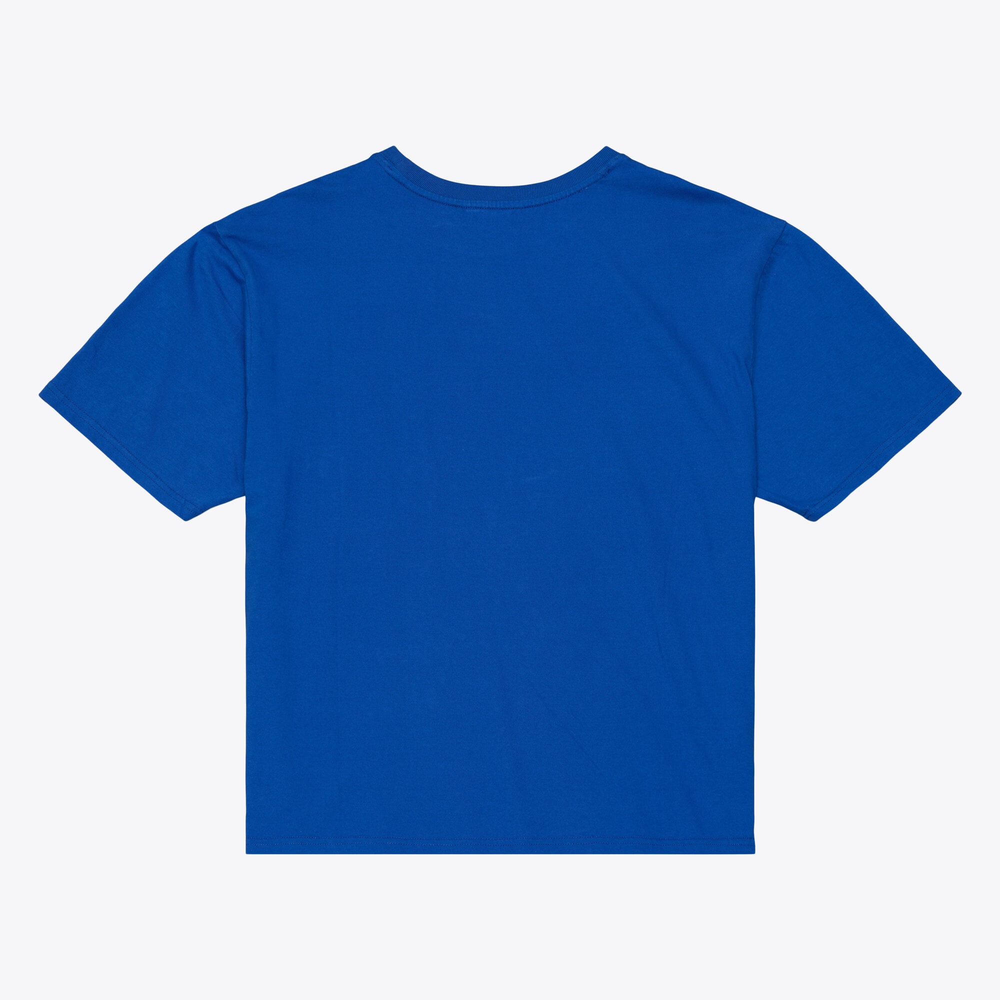 T-shirt Mitchell & Ness bleu New York Knicks Core Essential pour femme