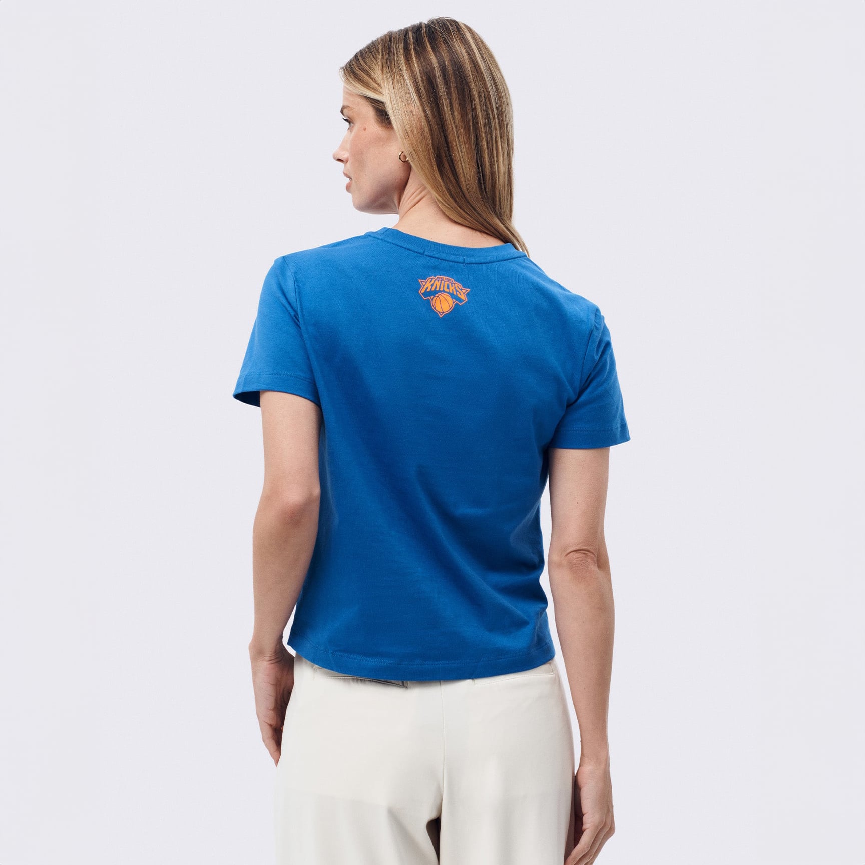 T-shirt bébé Terez bleu New York Knicks champions NBA 2026