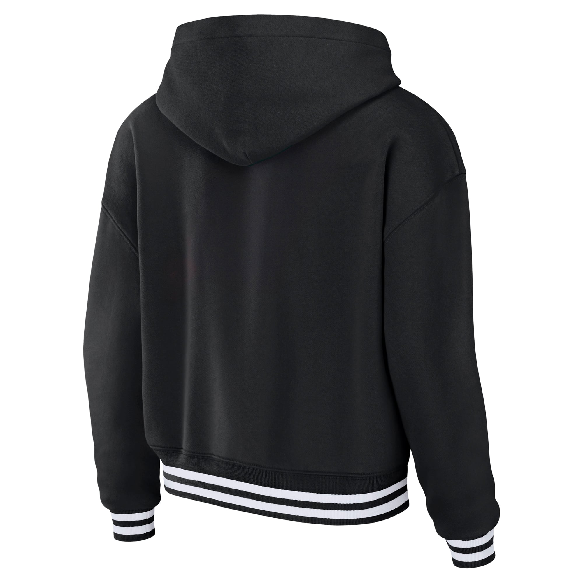 Women's WEAR by Erin Andrews  Black New York Knicks Lace Up Hoodie