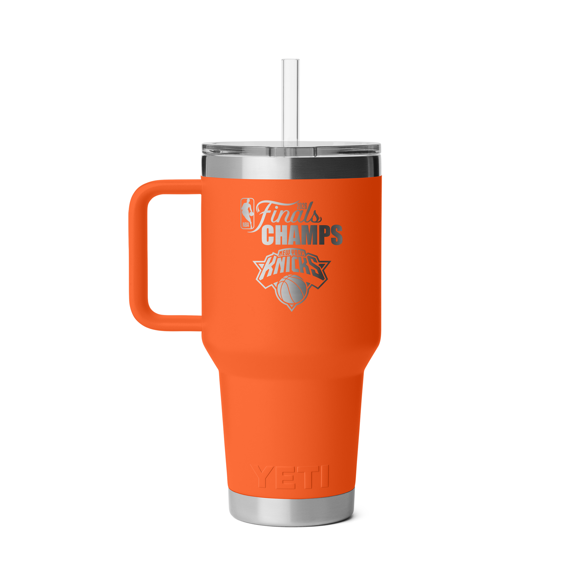 YETI New York Knicks 2026 NBA Finals Champions 35oz. Rambler Straw Mug